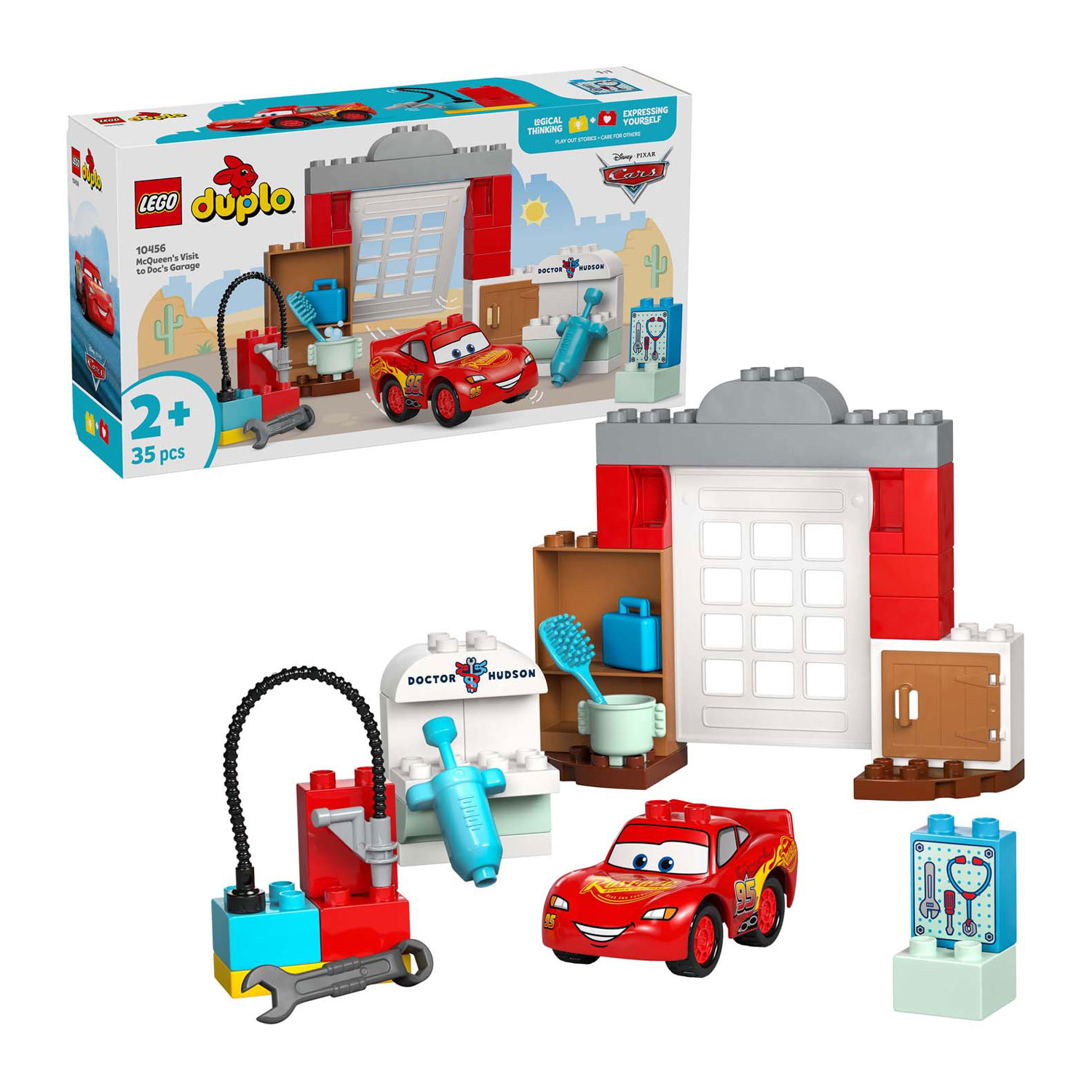 LEGO Duplo 10456 La visite de McQueen au garage du docteur