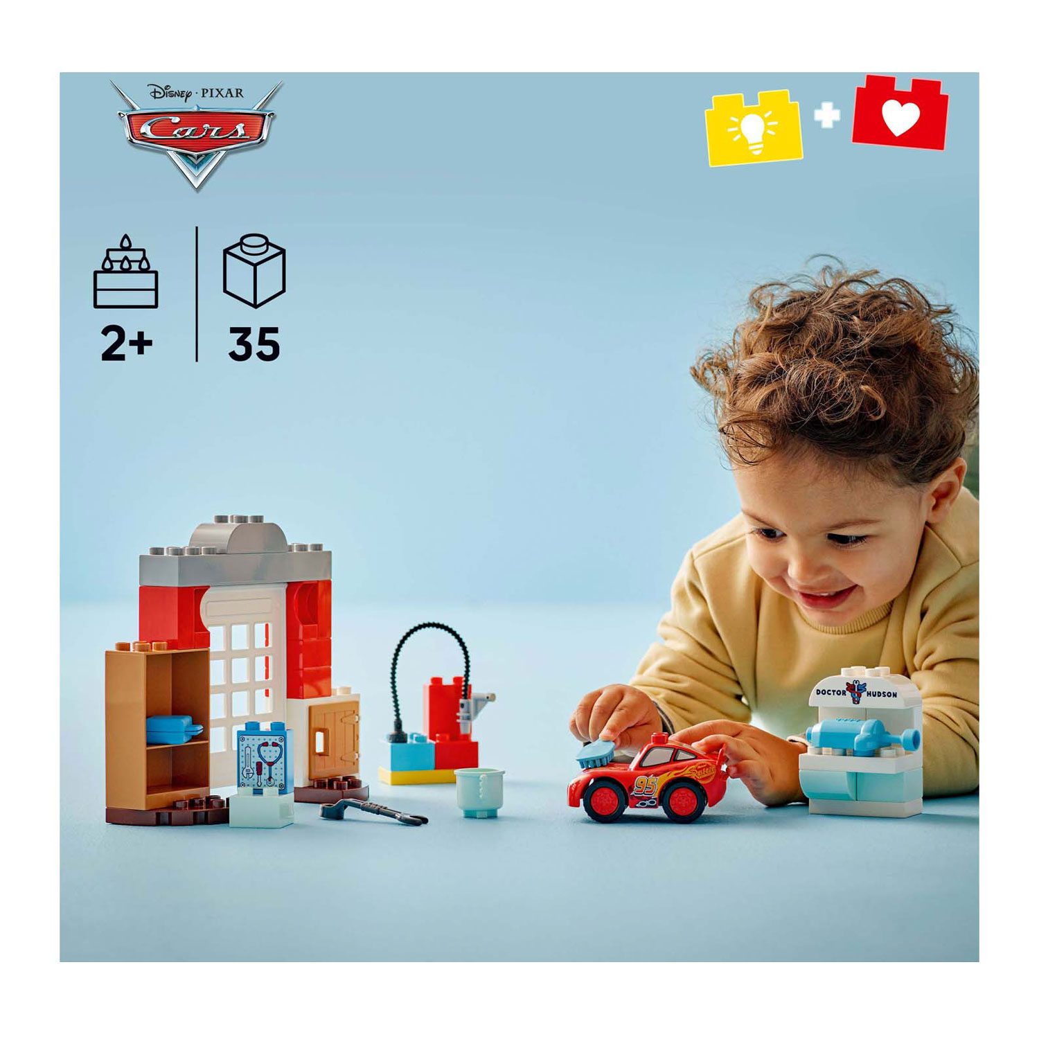 LEGO Duplo 10456 La visite de McQueen au garage du docteur