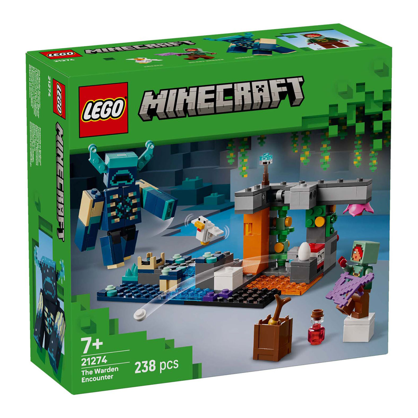 LEGO Minecraft 21274 De ontmoeting met de Opzichter
