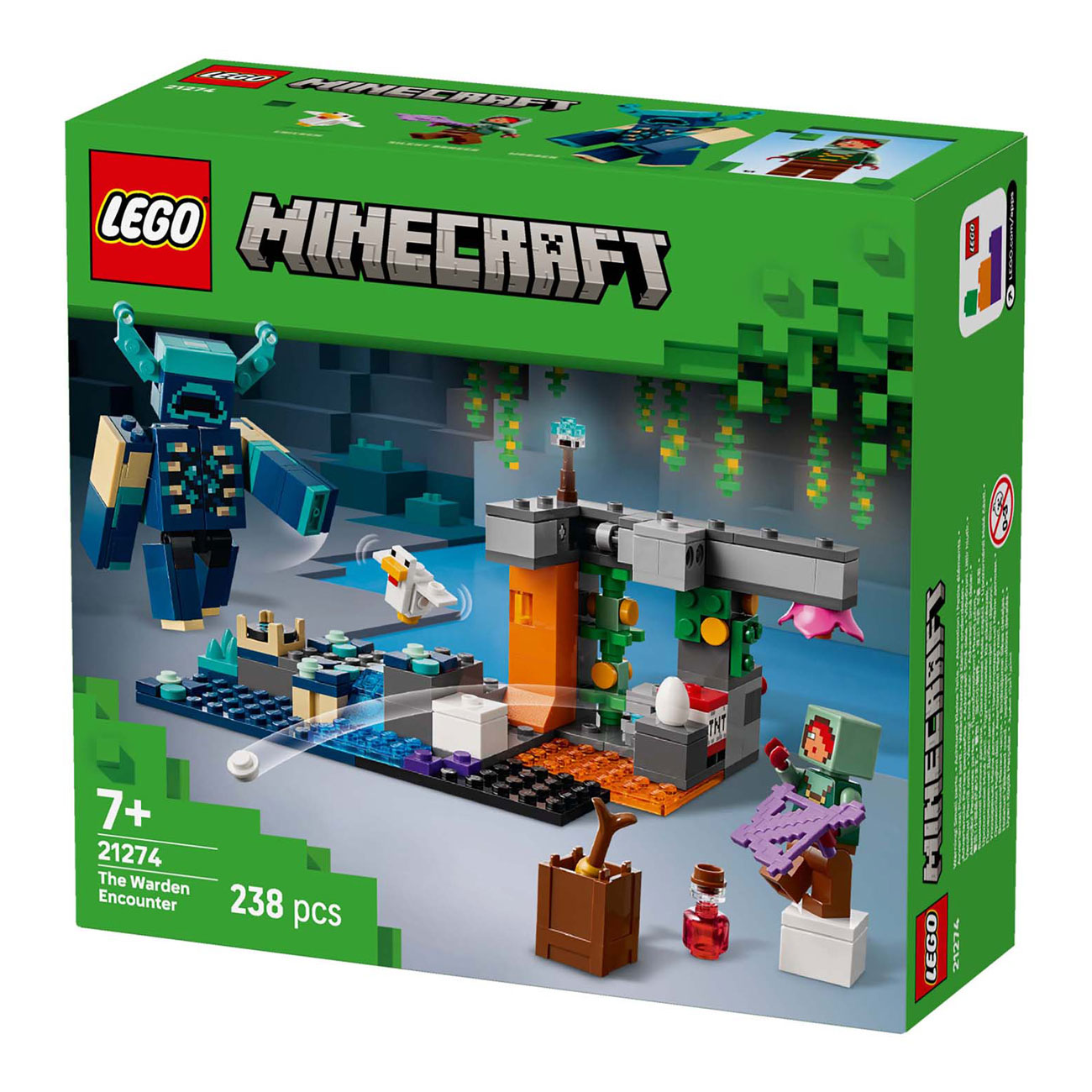 LEGO Minecraft 21274 De ontmoeting met de Opzichter