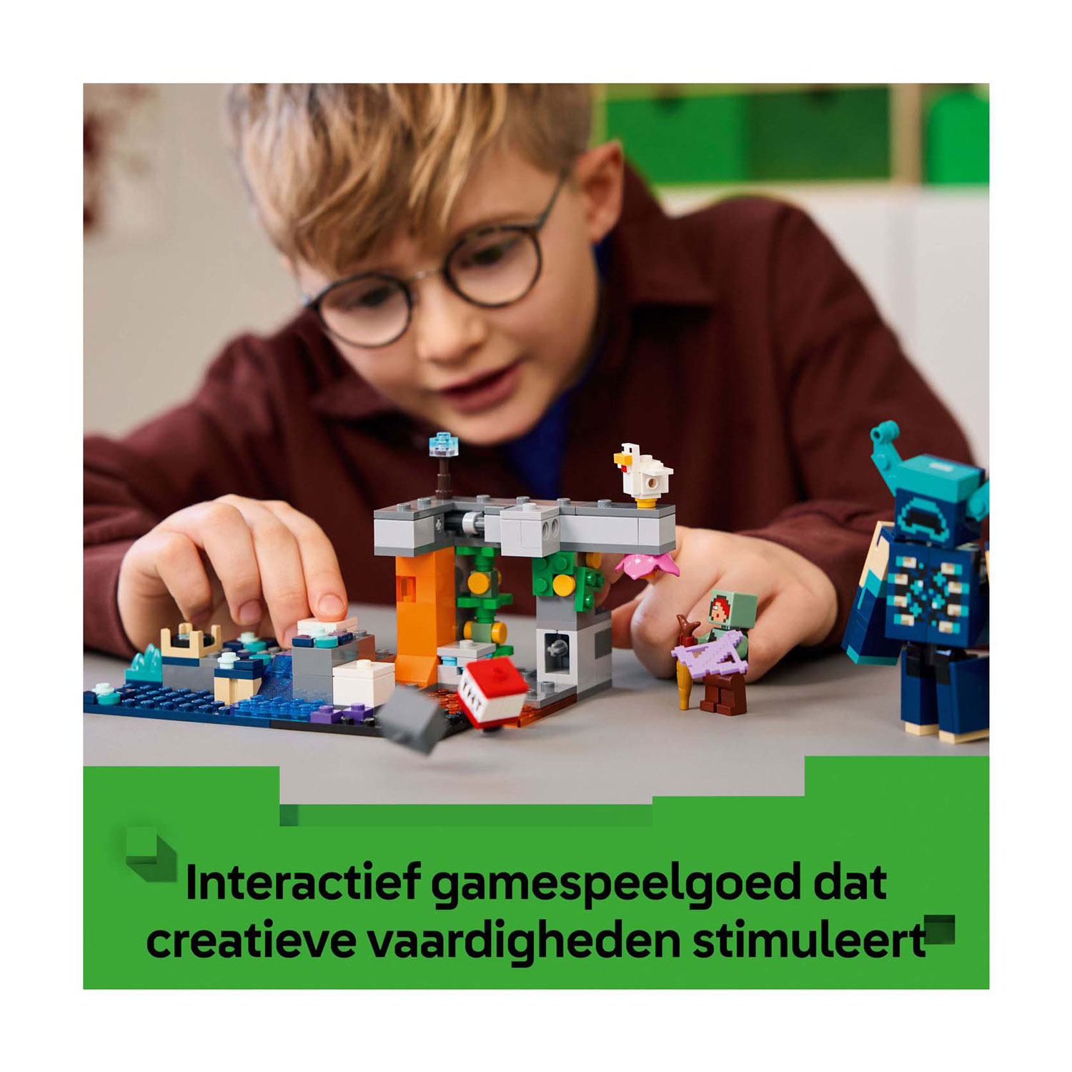 LEGO Minecraft 21274 De ontmoeting met de Opzichter