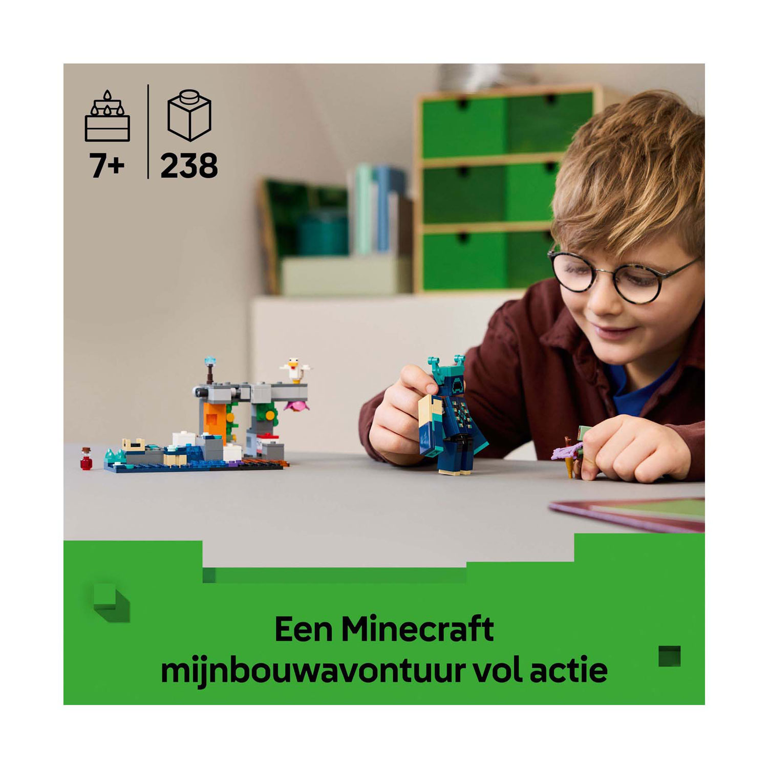LEGO Minecraft 21274 De ontmoeting met de Opzichter