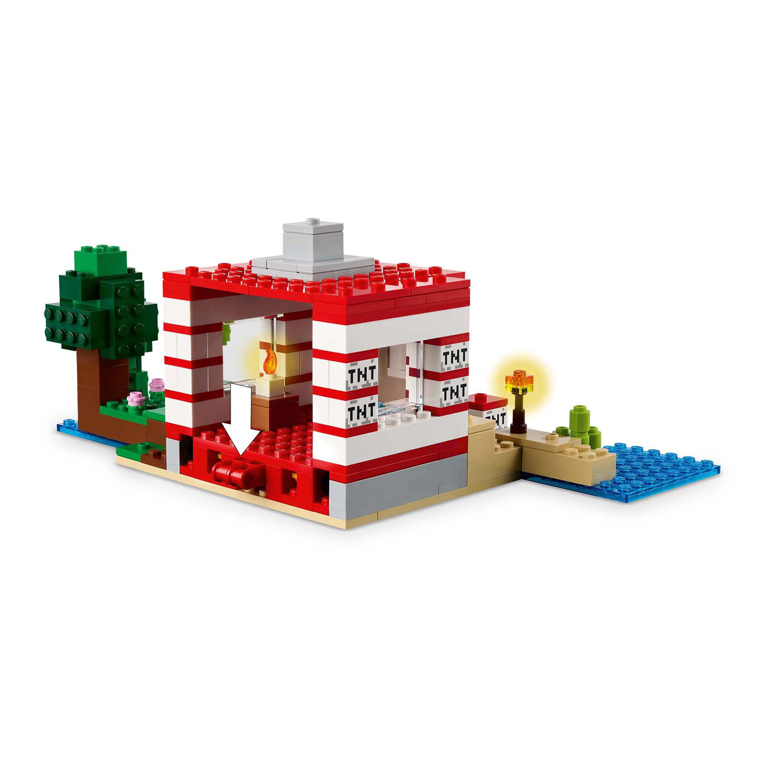 LEGO Minecraft 21275 Het TNT Junglehuis