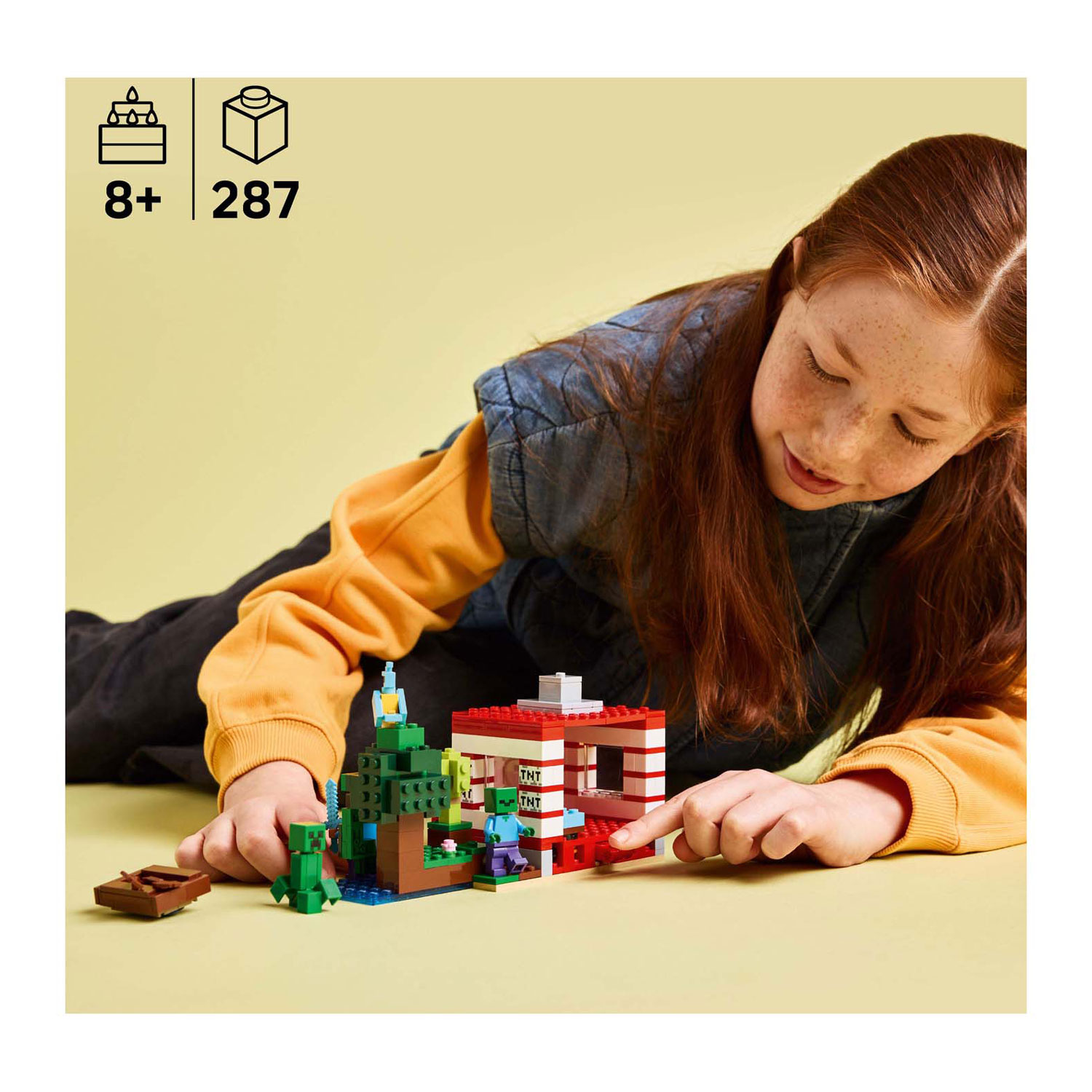 LEGO Minecraft 21275 Het TNT Junglehuis