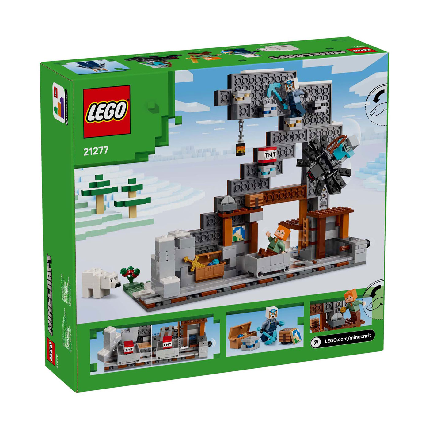 LEGO Minecraft 21277 De Pikhouweelmijn