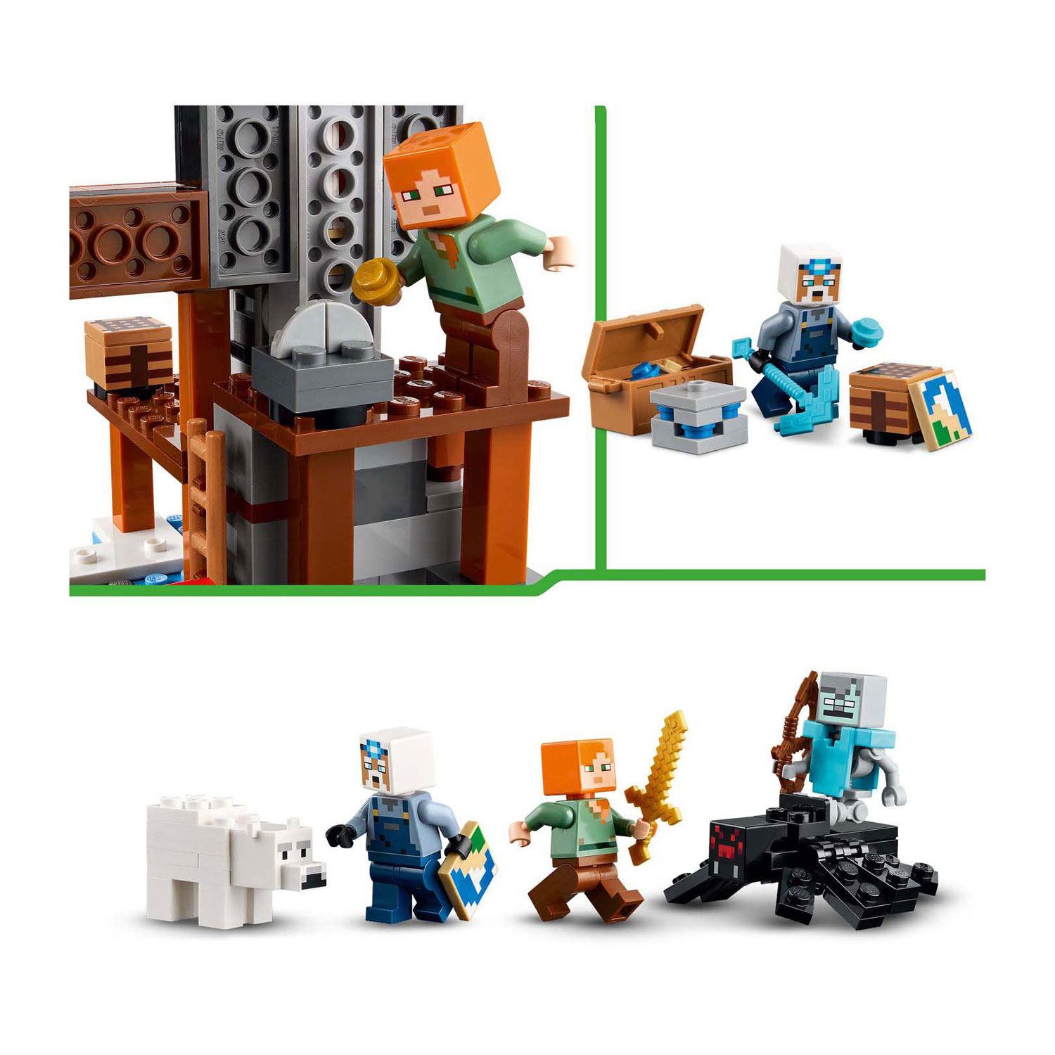 LEGO Minecraft 21277 De Pikhouweelmijn