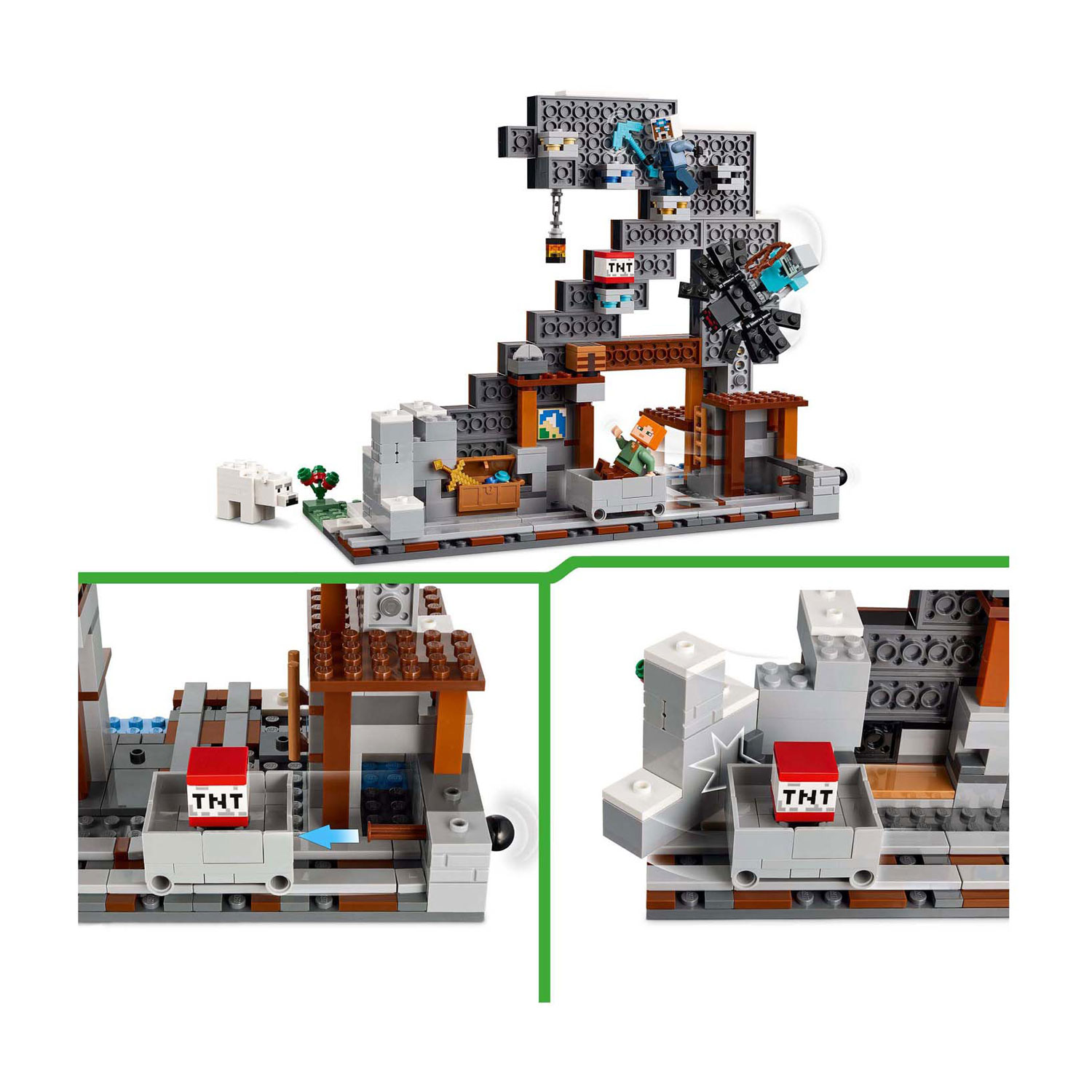 LEGO Minecraft 21277 De Pikhouweelmijn