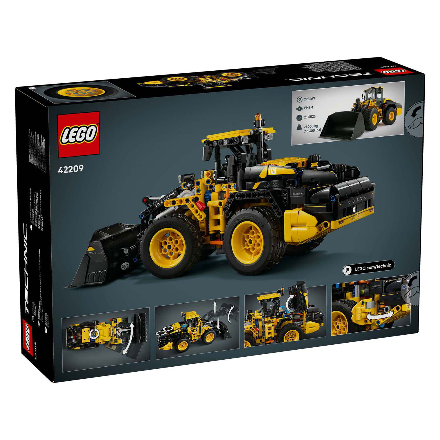 LEGO Technic 42209 Volvo L120 Electric Wiellader