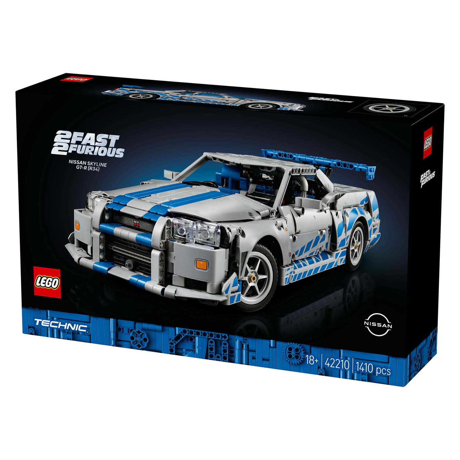 LEGO Technic 42210 2 Fast 2 Furious Nissan Skyline GT-R (R34) auto