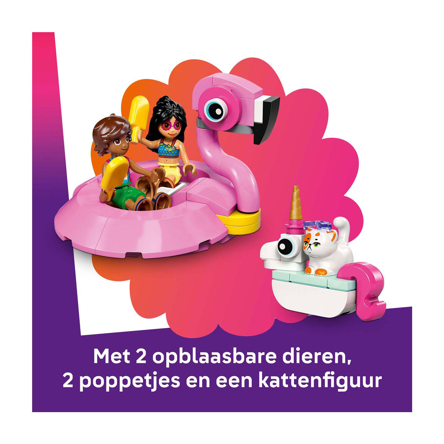 LEGO Classic 42658 Zwembadfeestje met Flamingo en Eenhoorn