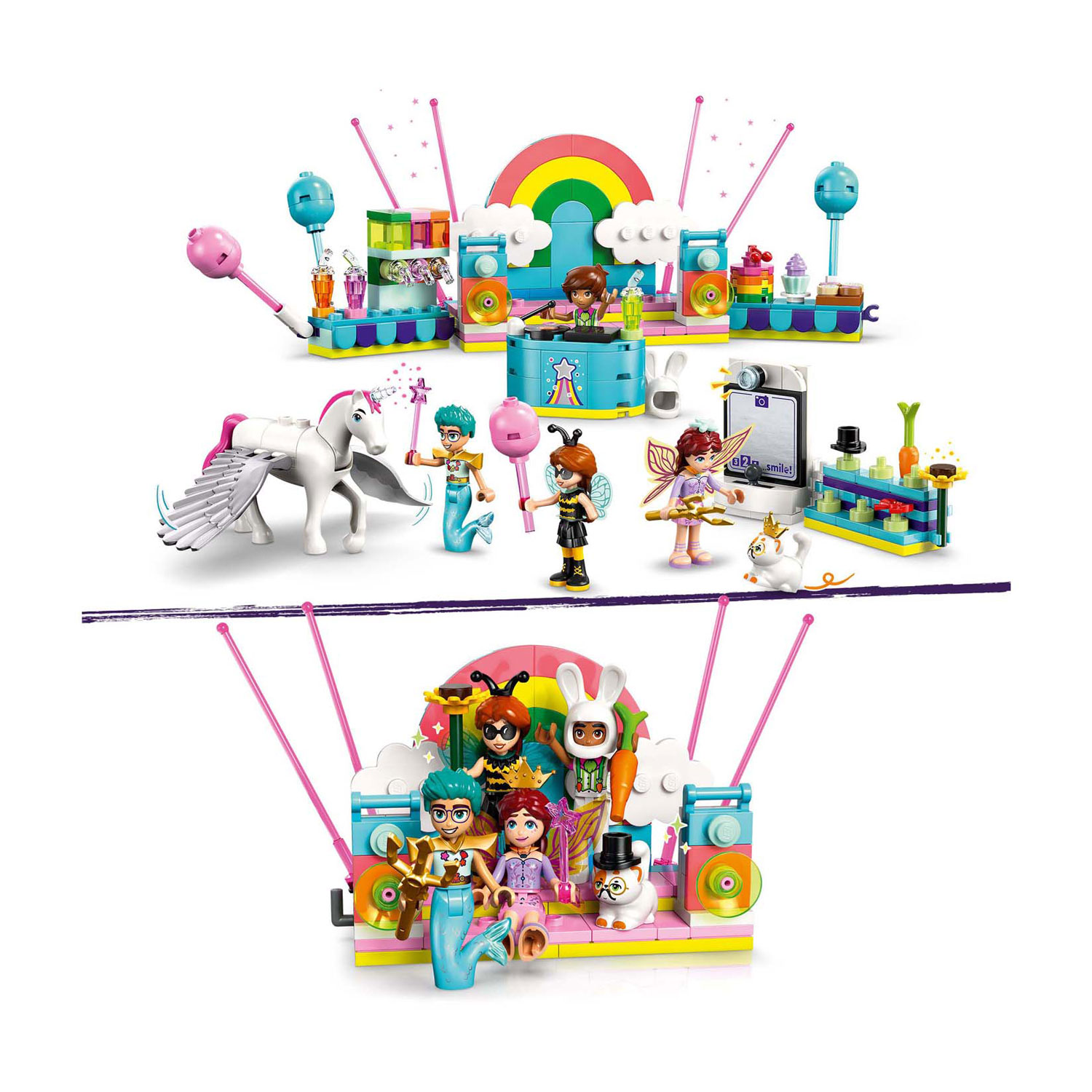 LEGO Friends 42661 Verkleedfeestje met Eenhoorn en Fee