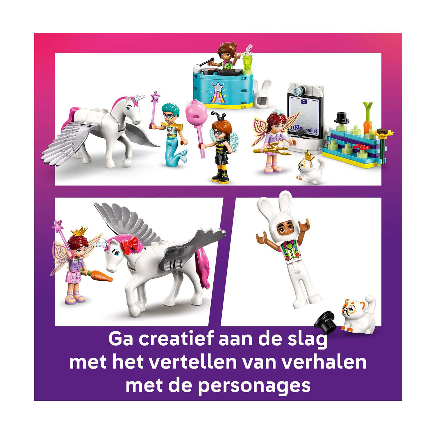 LEGO Friends 42661 Verkleedfeestje met Eenhoorn en Fee