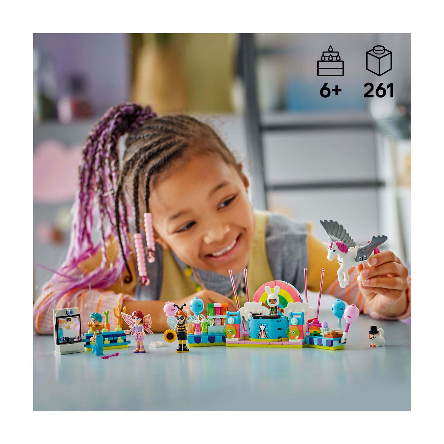LEGO Friends 42661 Verkleedfeestje met Eenhoorn en Fee
