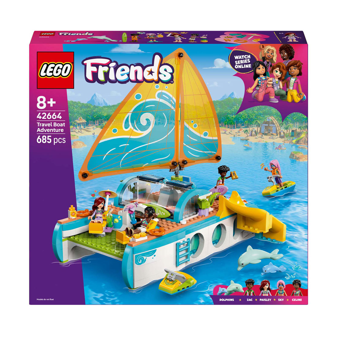 LEGO Friends 42664 Avontuurlijke Bootreis