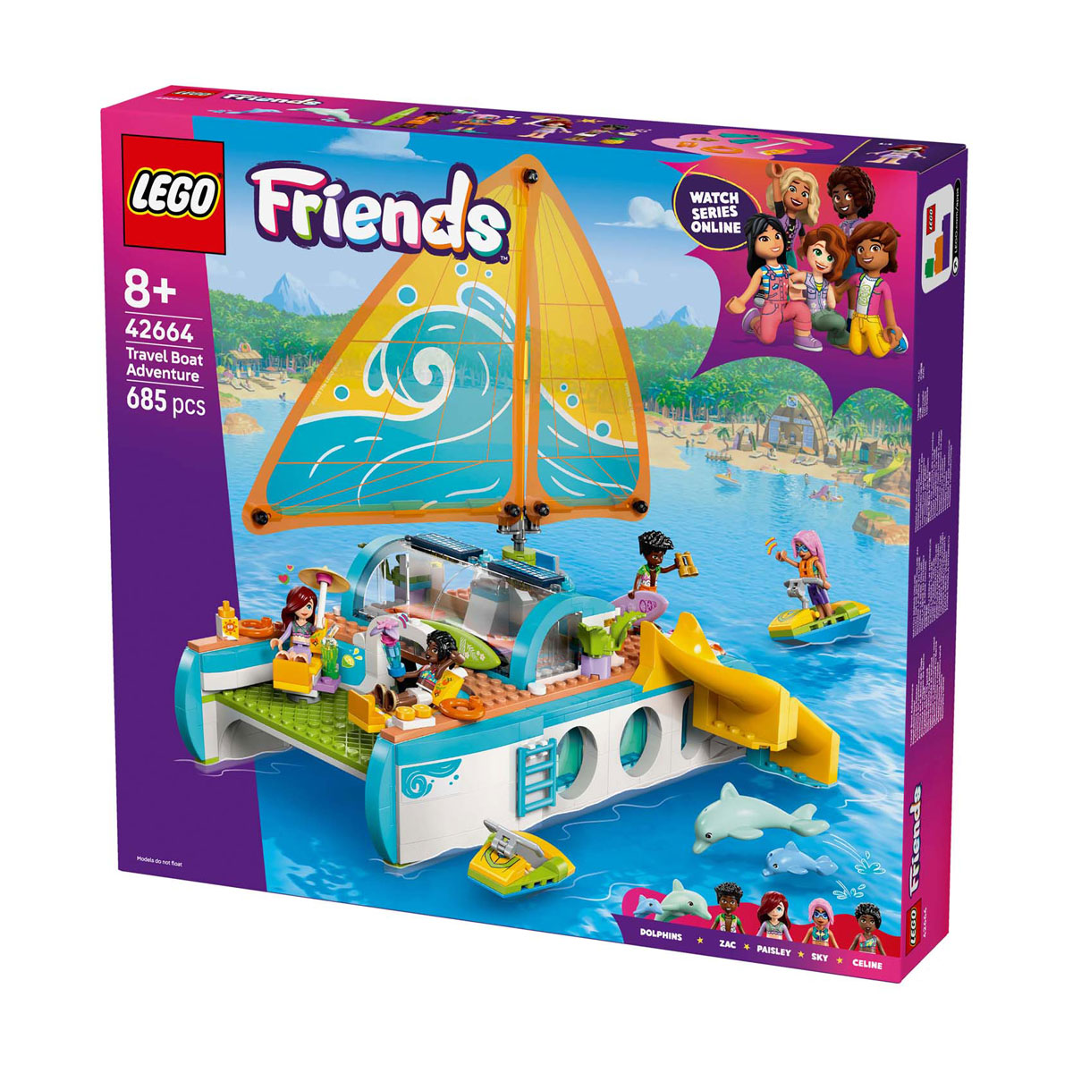 LEGO Friends 42664 Avontuurlijke Bootreis