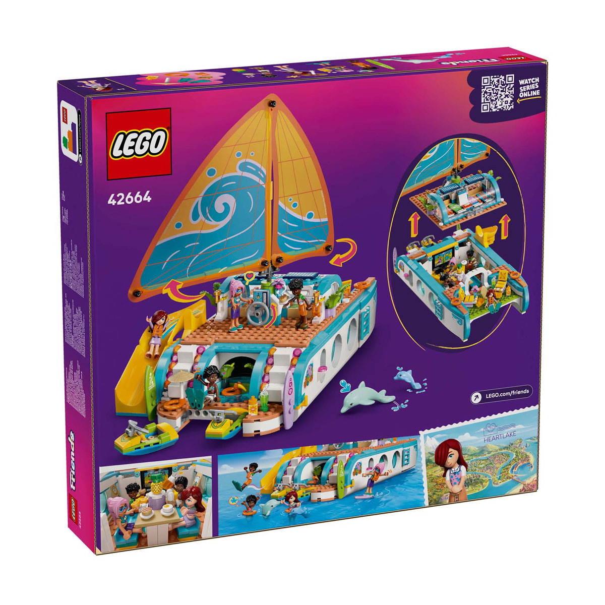 LEGO Friends 42664 Avontuurlijke Bootreis
