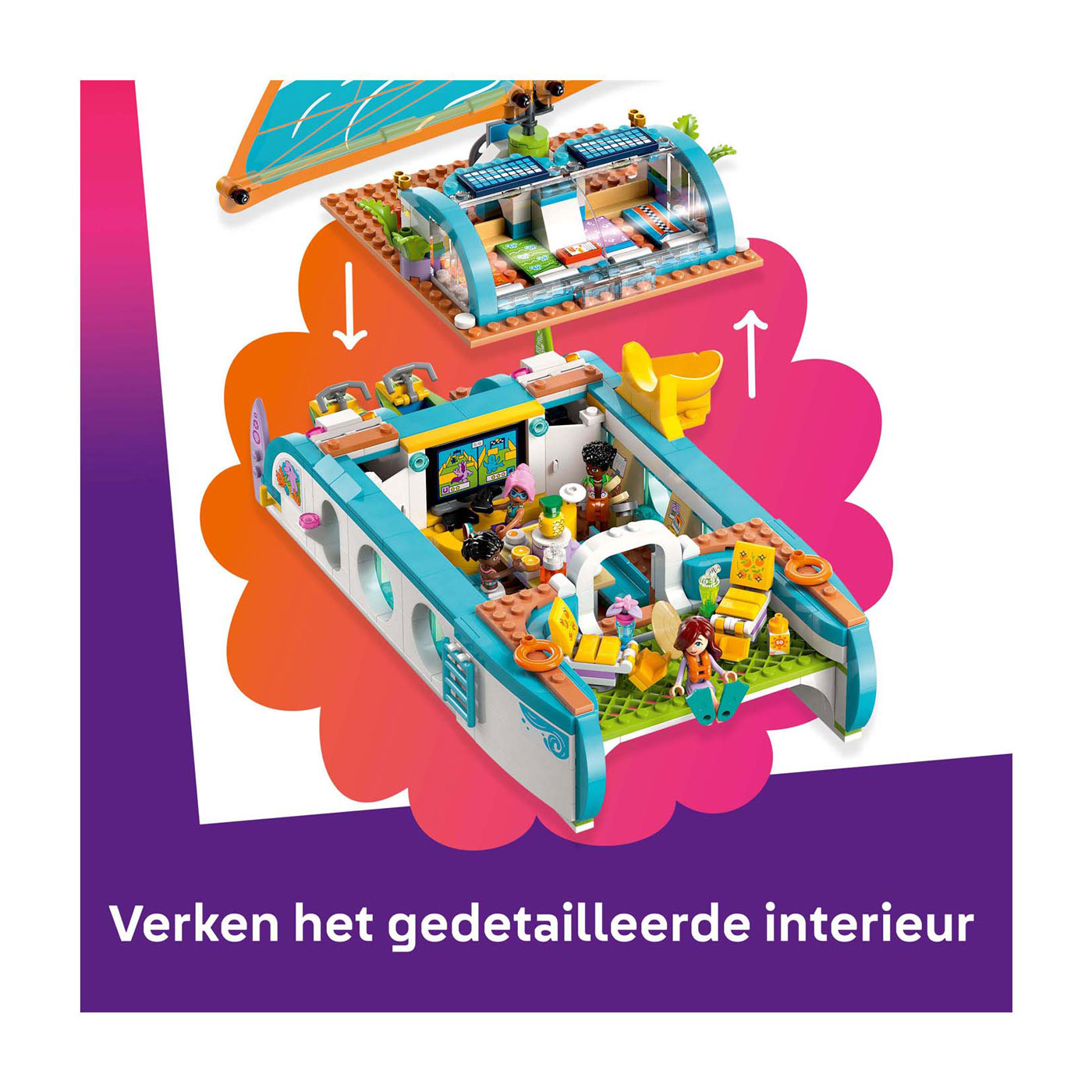 LEGO Friends 42664 Avontuurlijke Bootreis