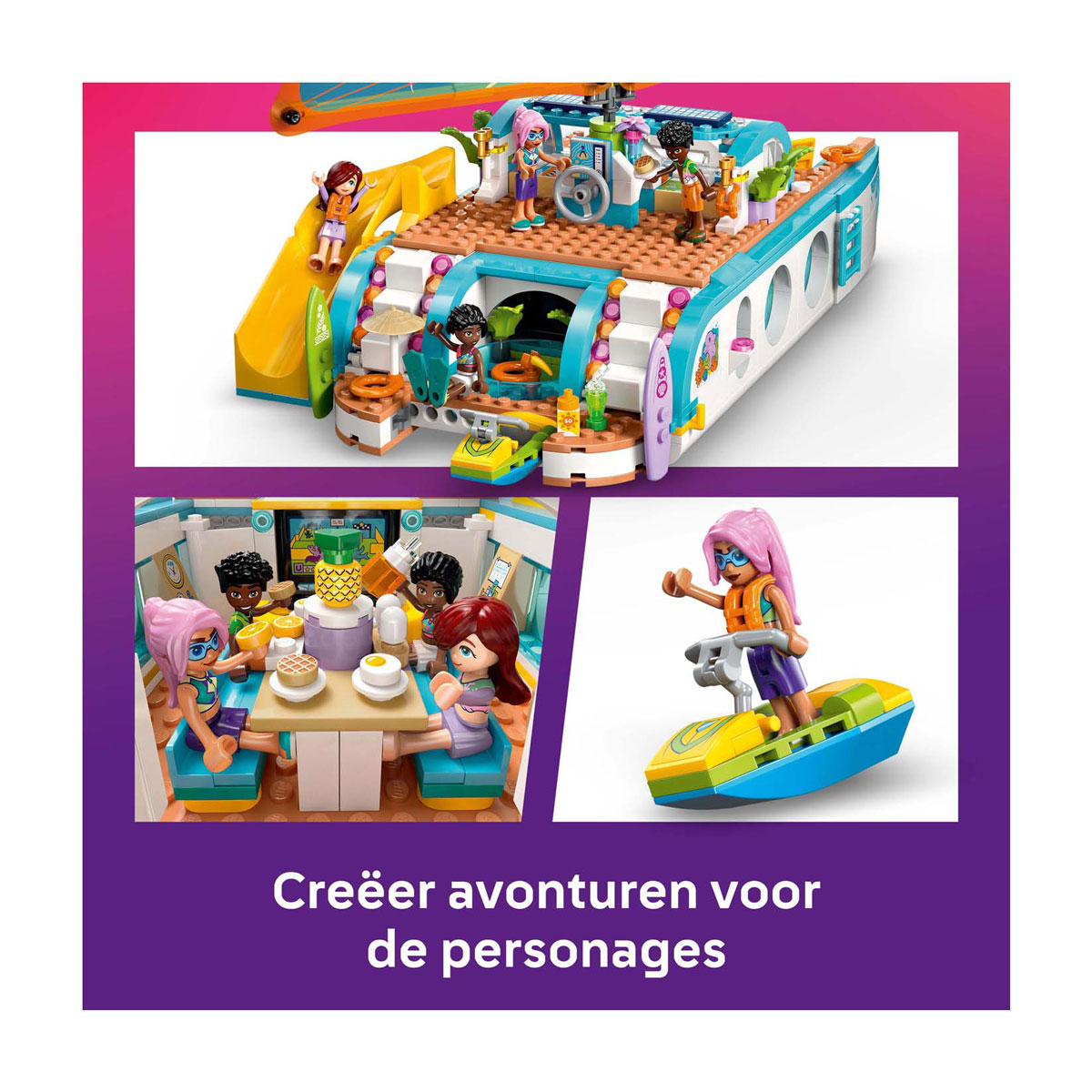 LEGO Friends 42664 Avontuurlijke Bootreis