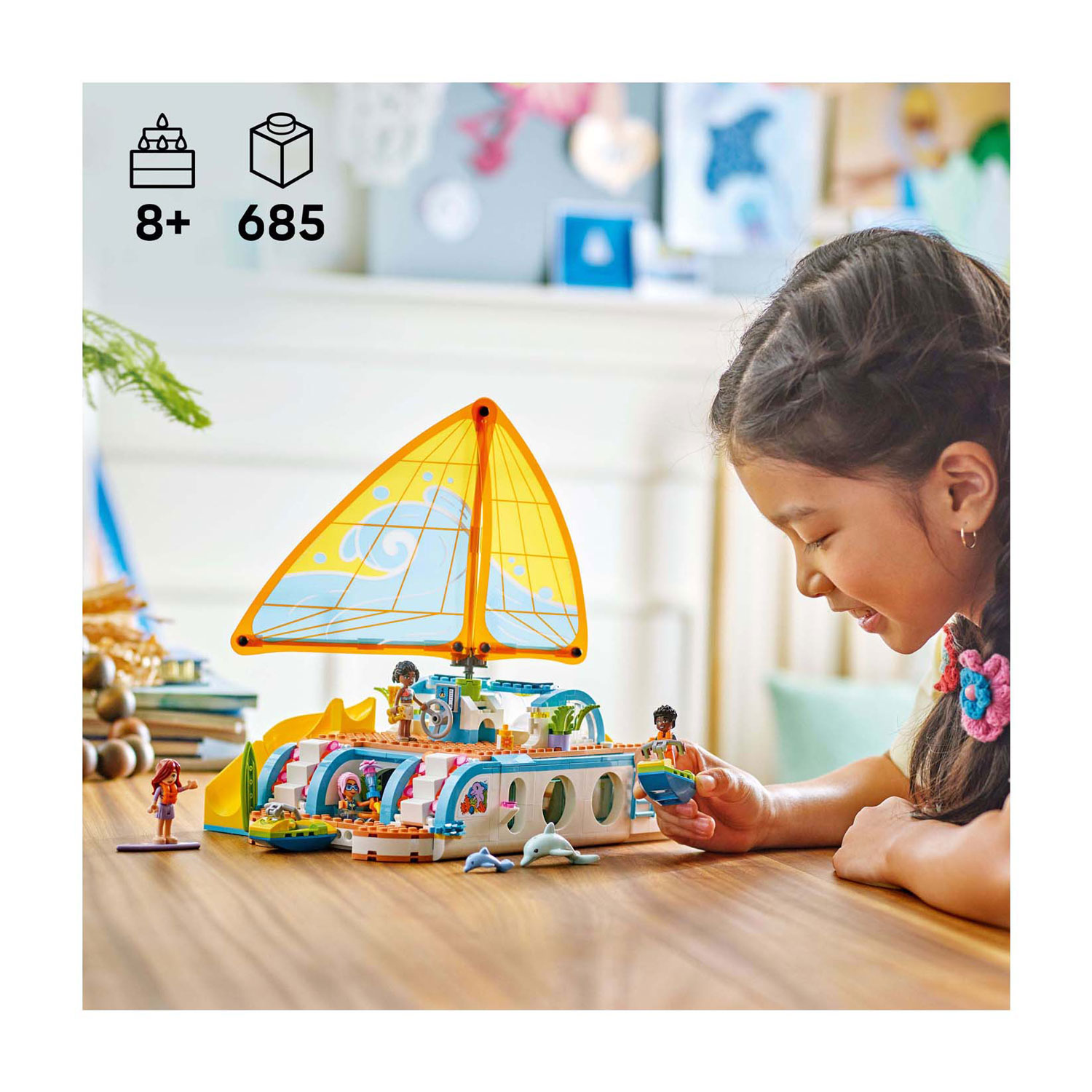 LEGO Friends 42664 Avontuurlijke Bootreis