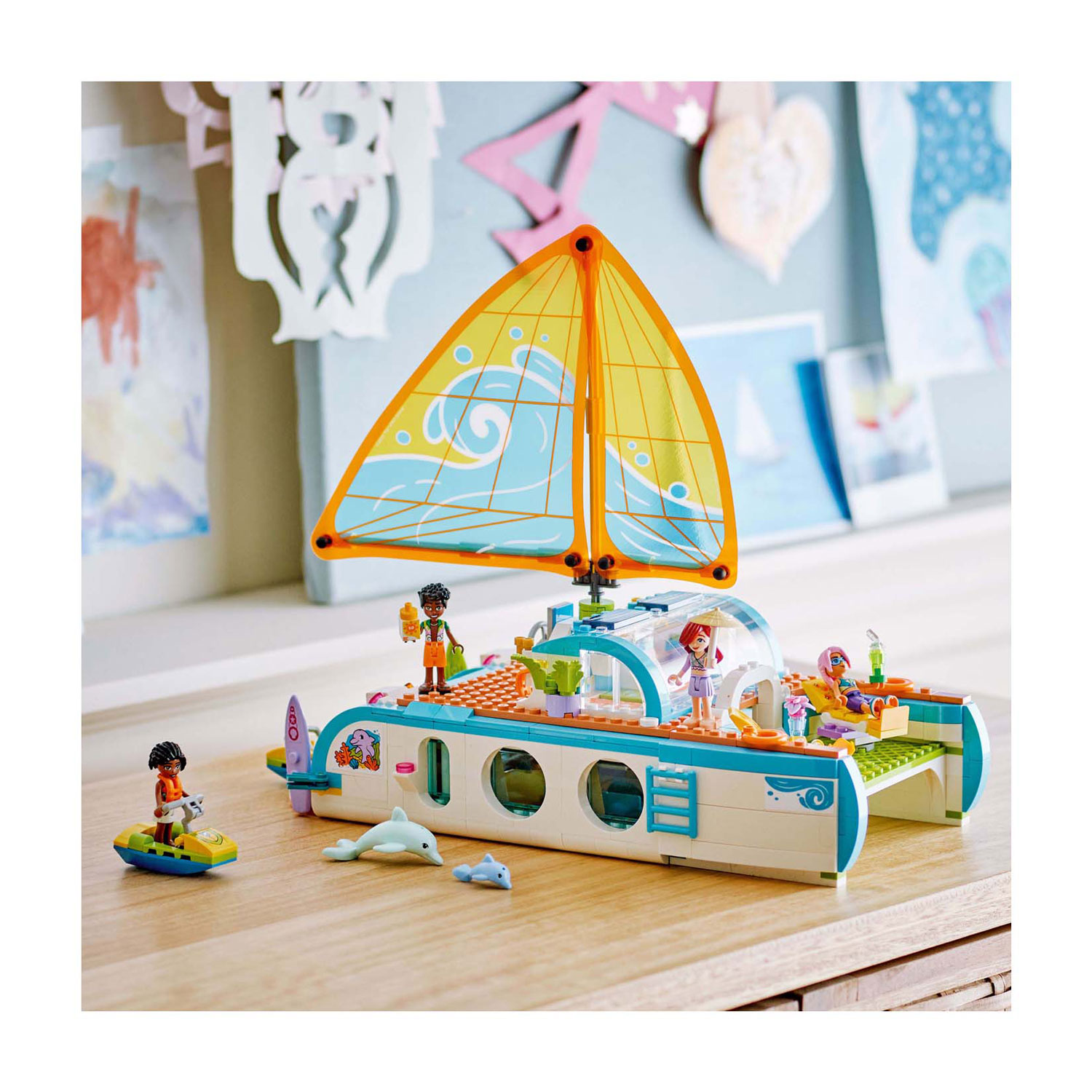 LEGO Friends 42664 Avontuurlijke Bootreis