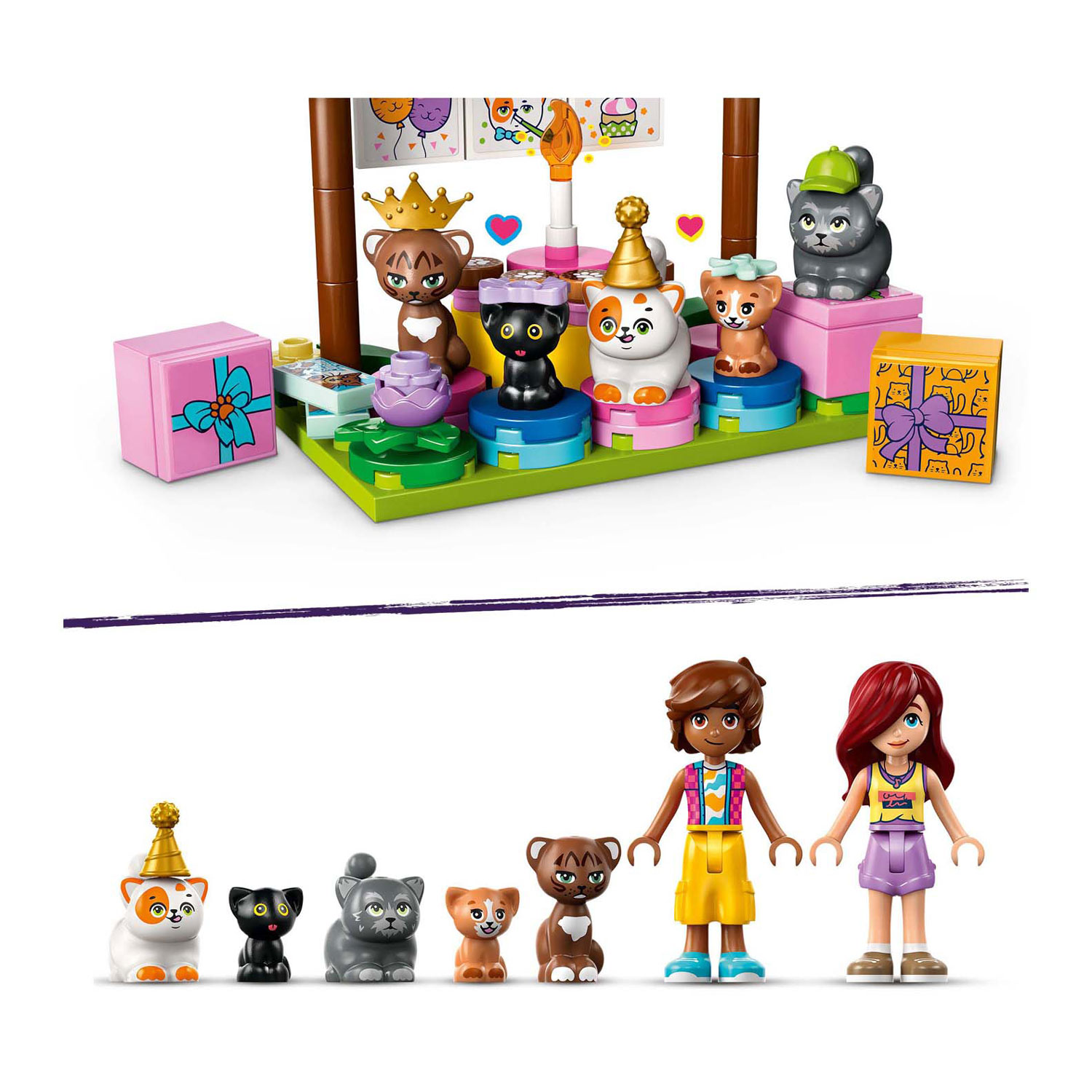 LEGO Friends 42666 Kattenverjaardagsfeestje en Boomhut