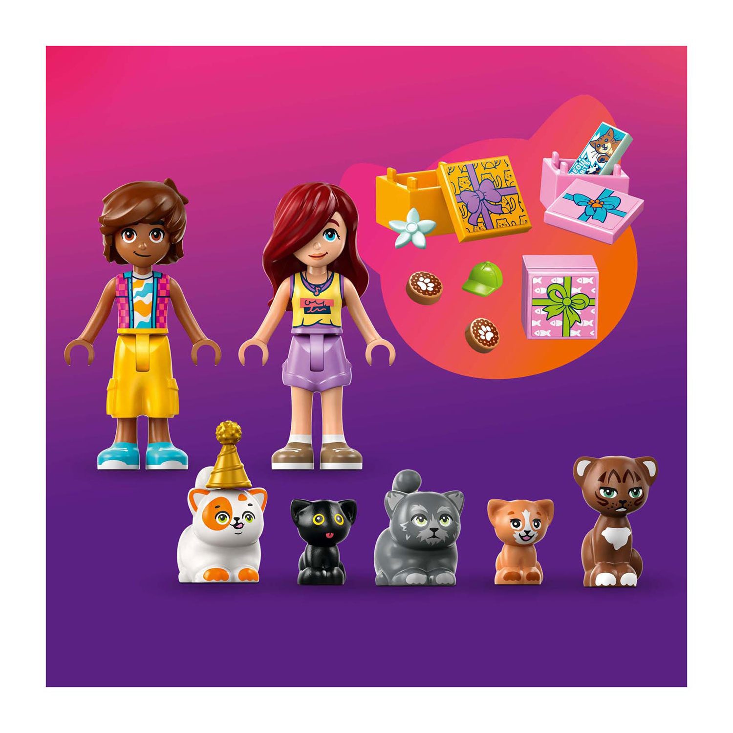 LEGO Friends 42666 Kattenverjaardagsfeestje en Boomhut