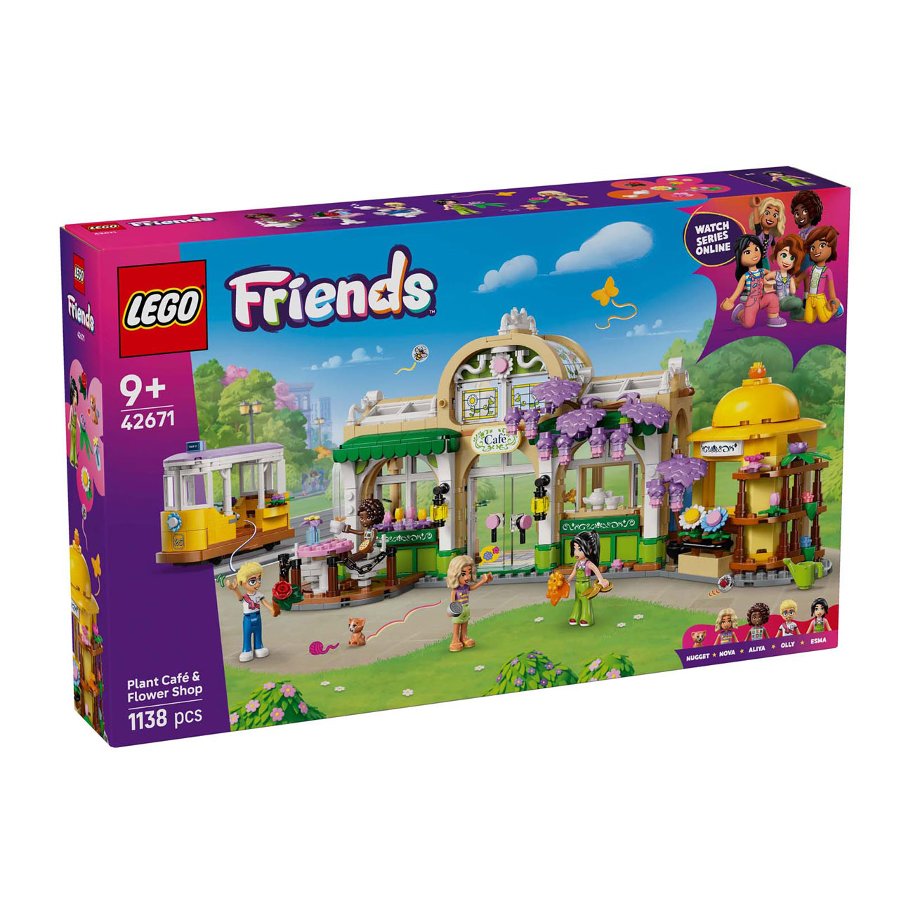 LEGO Friends 42671 Plantencafé en Bloemenwinkel