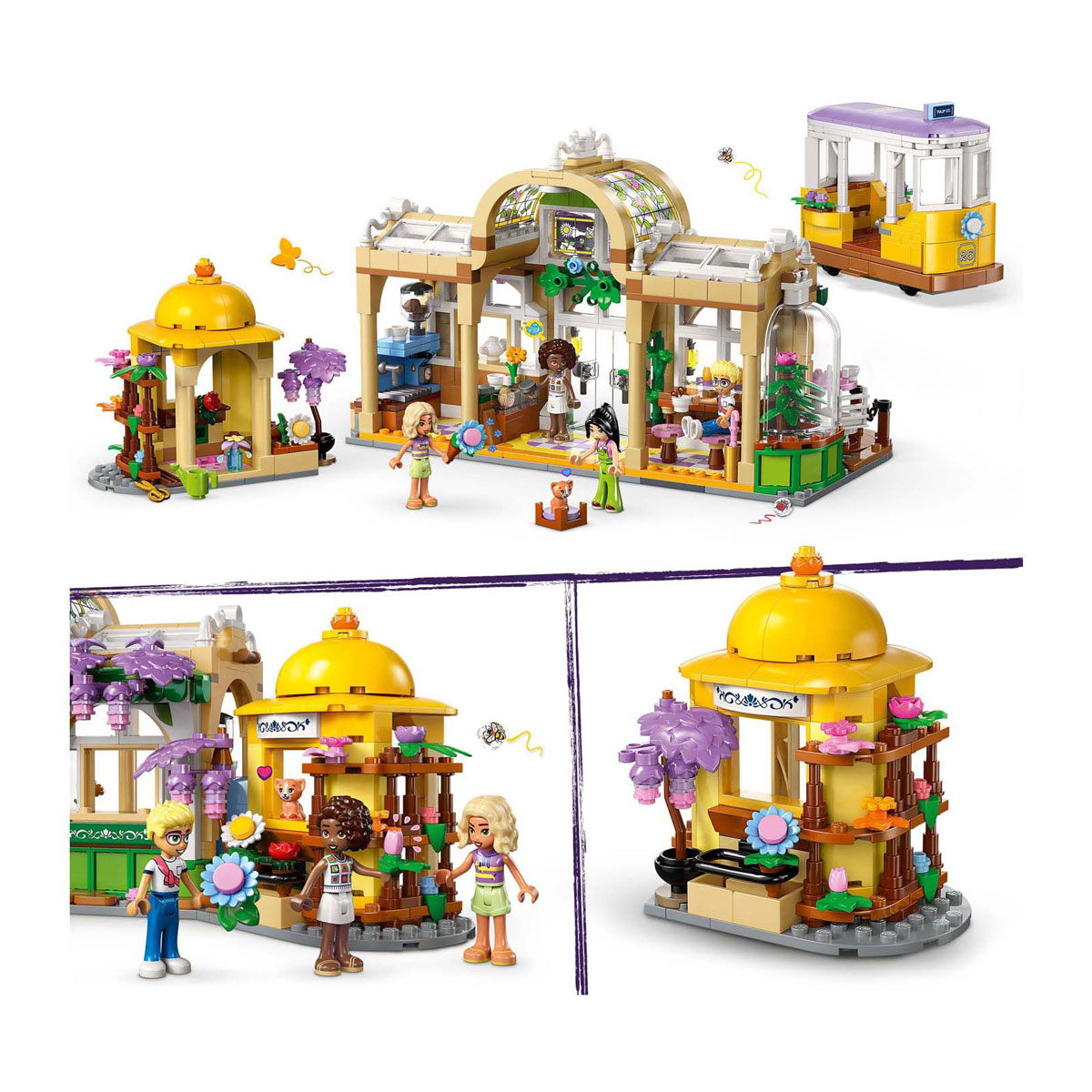 LEGO Friends 42671 Plantencafé en Bloemenwinkel
