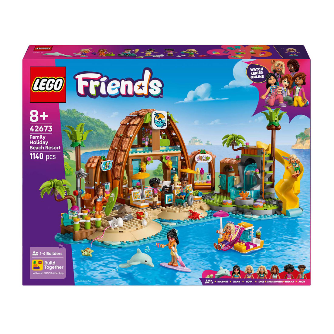 LEGO Friends 42673 Familie Vakantie Strandresort