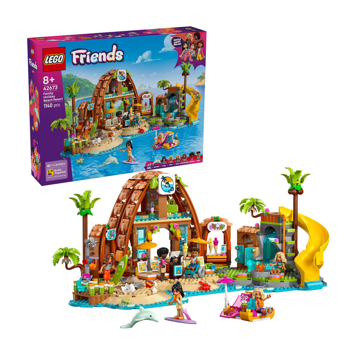 LEGO Friends 42673 Familie Vakantie Strandresort