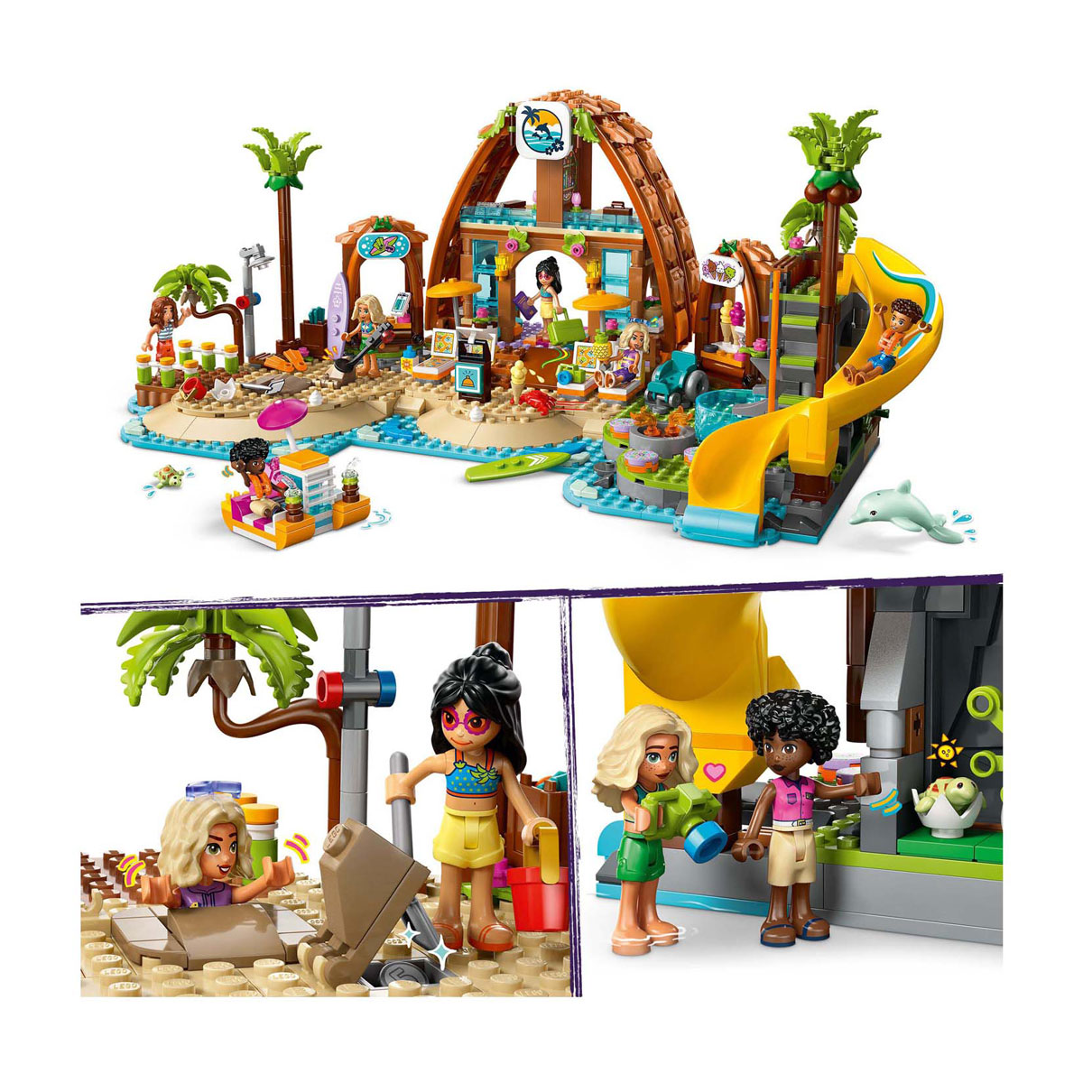 LEGO Friends 42673 Familie Vakantie Strandresort