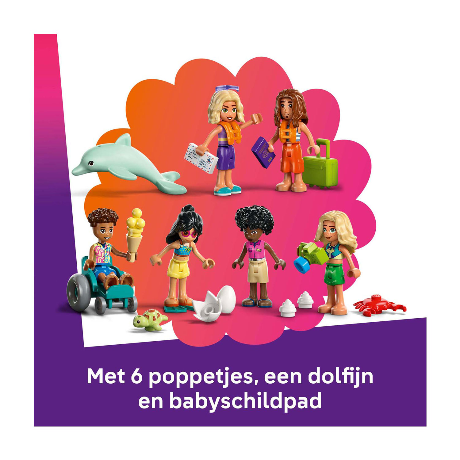 LEGO Friends 42673 Familie Vakantie Strandresort
