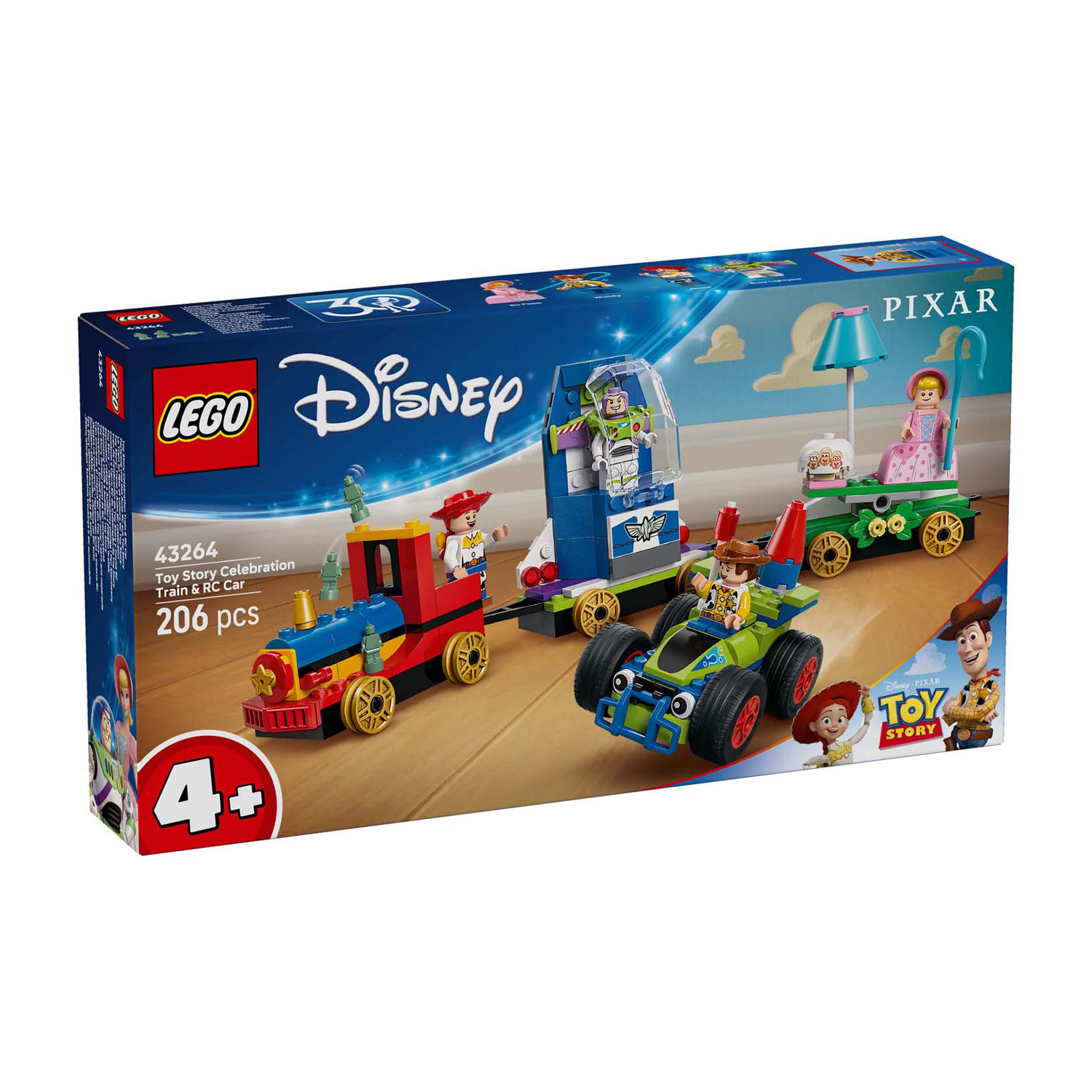LEGO Disney 43264 Toy Story Celebration Train & RC Car