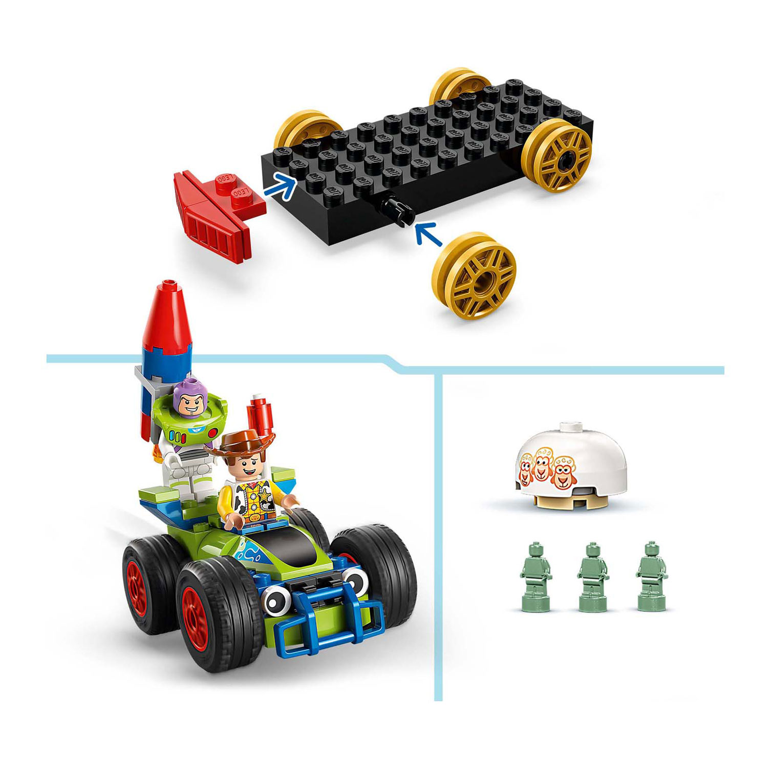LEGO Disney 43264 Toy Story Celebration Train & RC Car