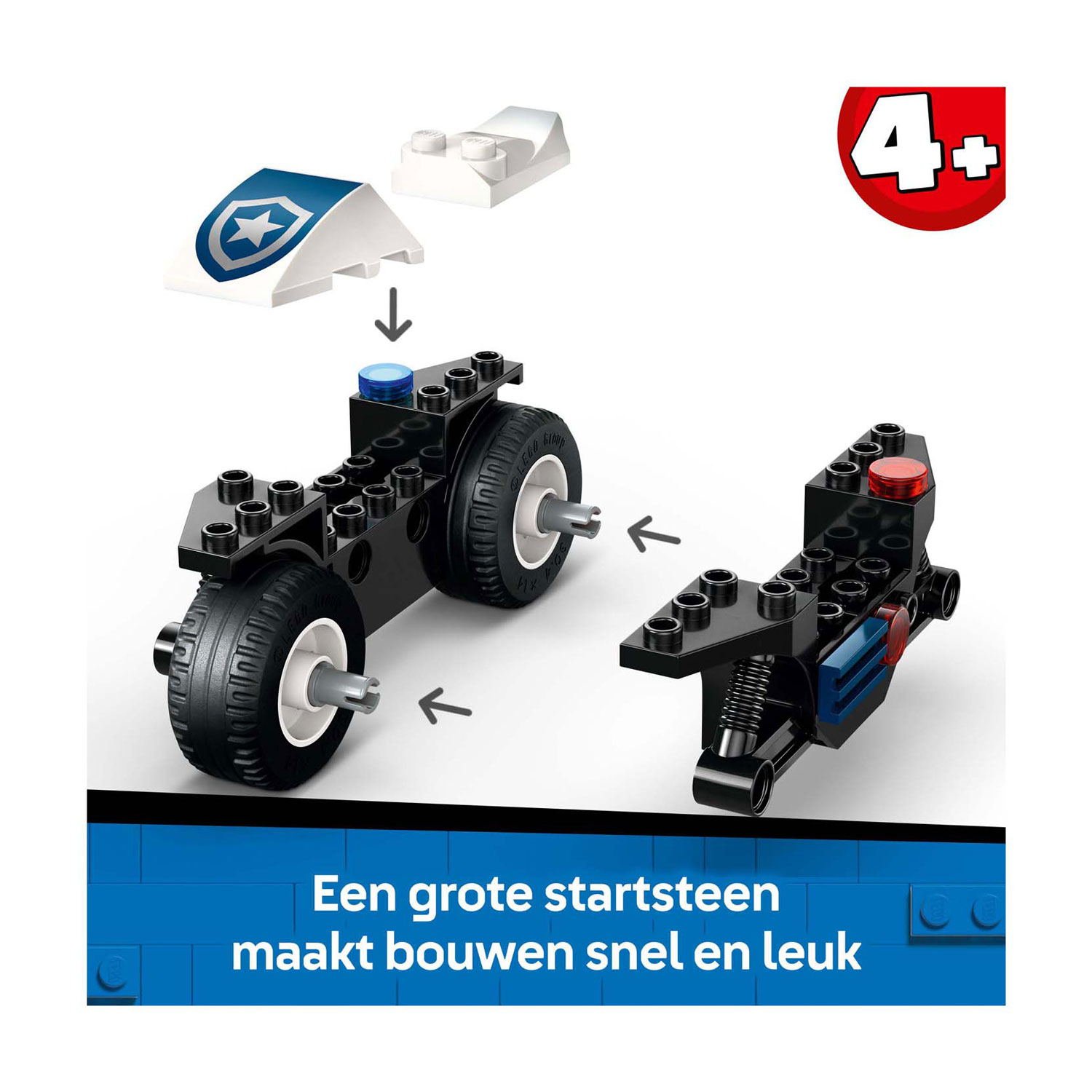 LEGO City 60455 Achtervolging op Politiemotor