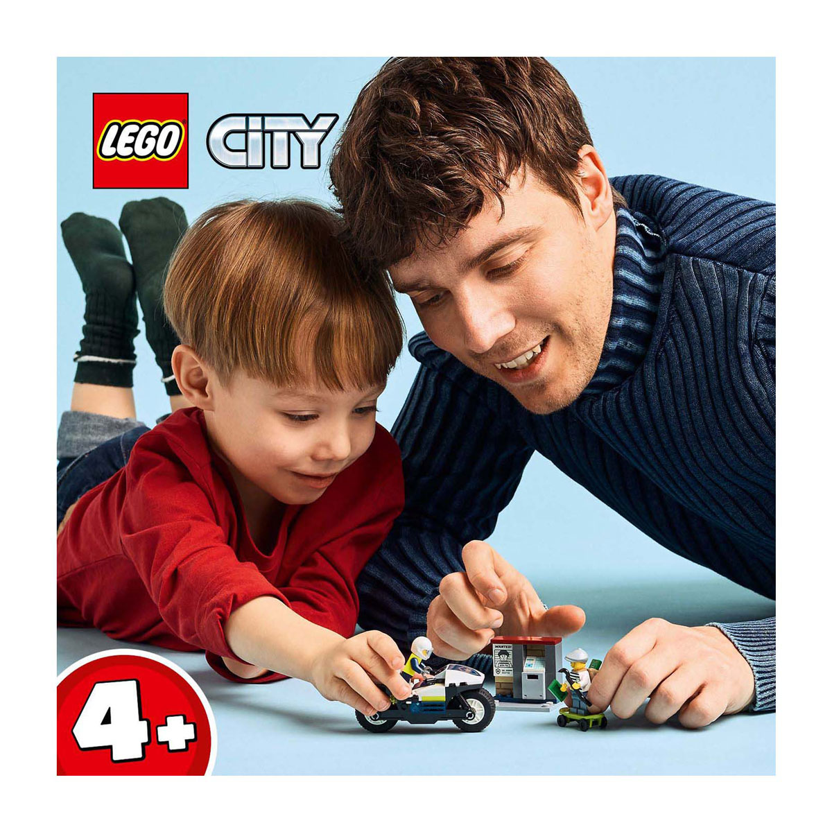 LEGO City 60455 Achtervolging op Politiemotor