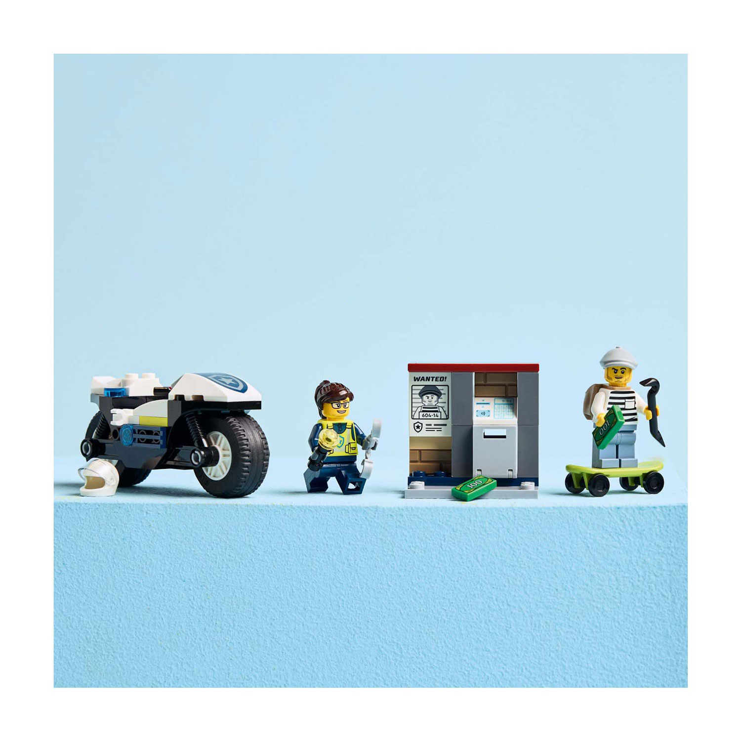 LEGO City 60455 Achtervolging op Politiemotor