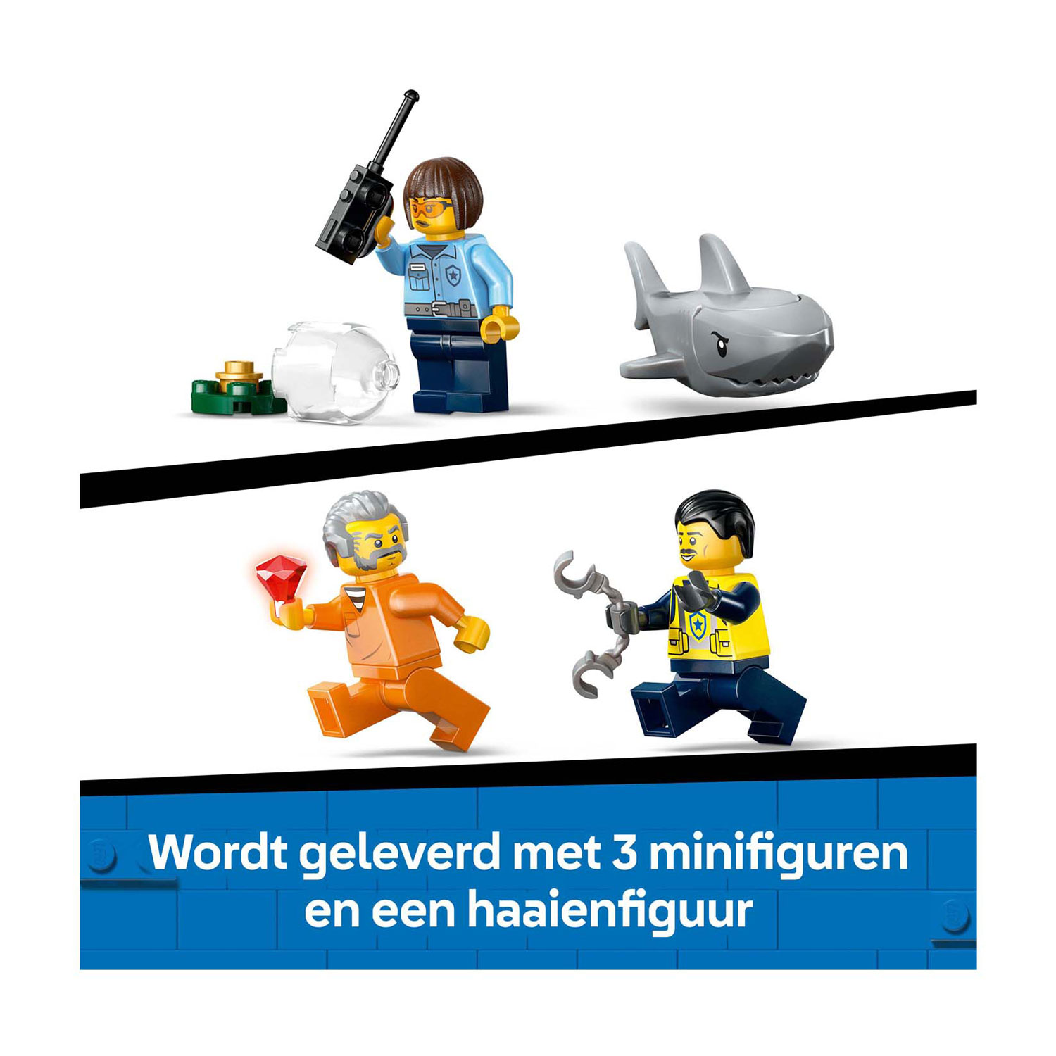 LEGO City 60456 Achtervolging met Politieboot