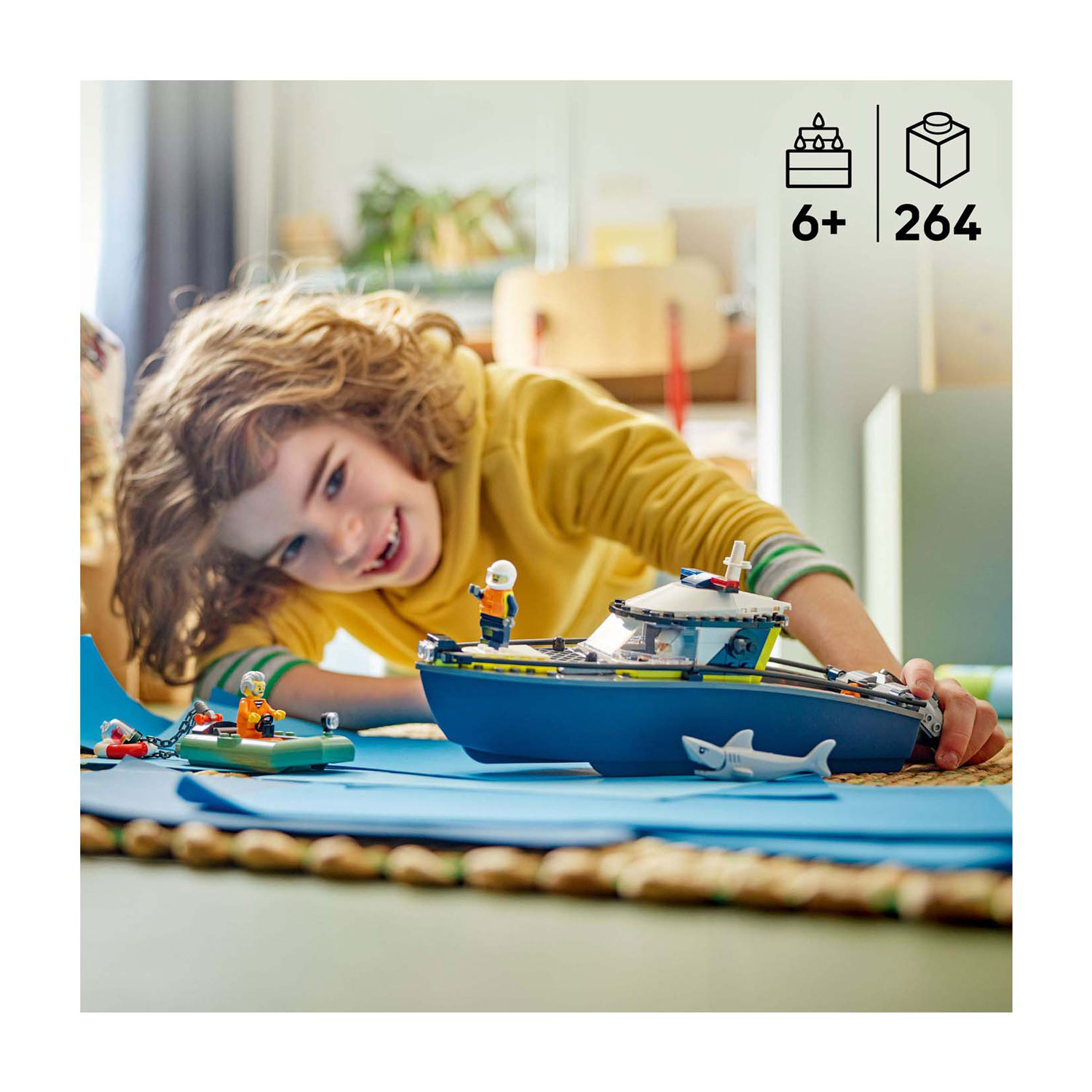LEGO City 60456 Achtervolging met Politieboot