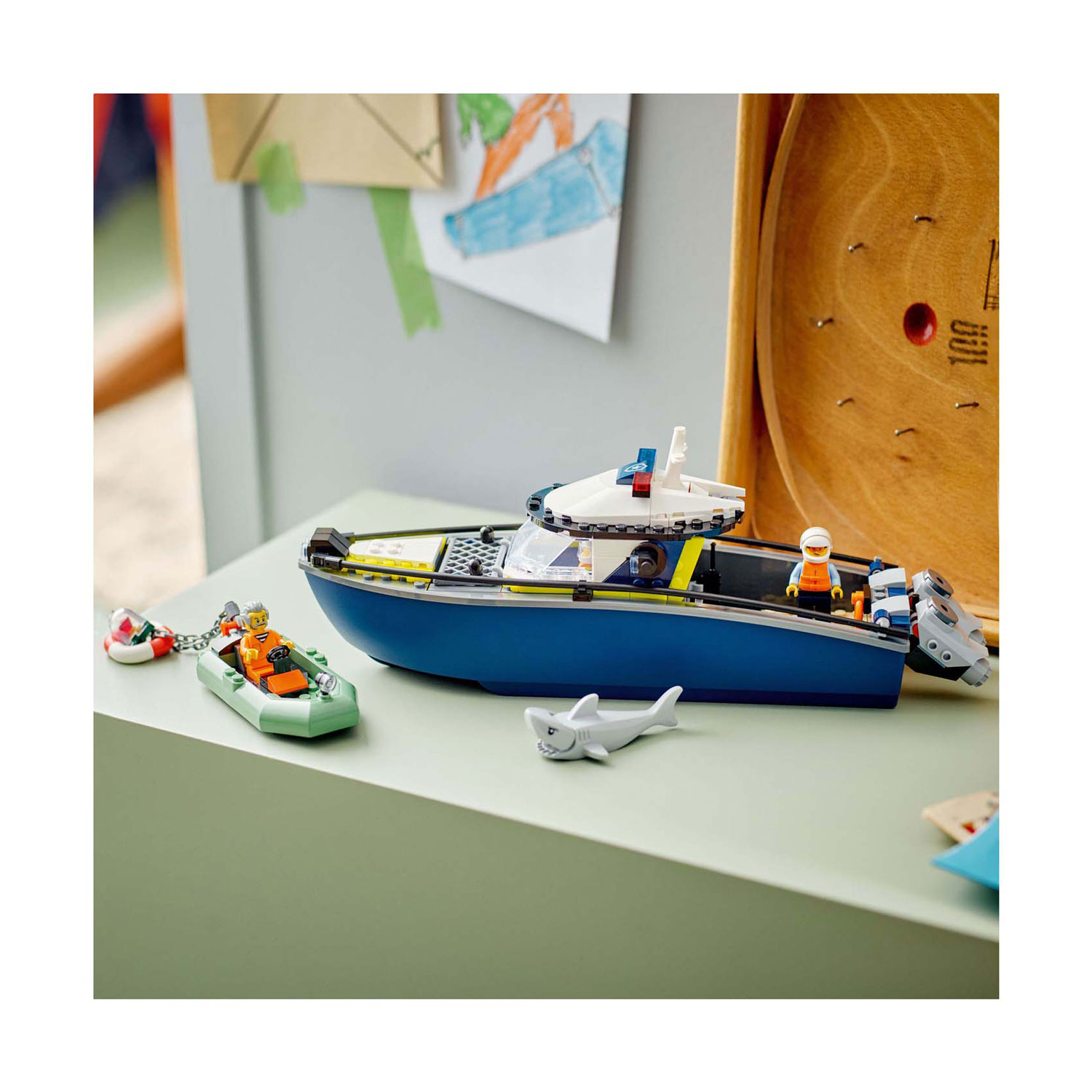 LEGO City 60456 Achtervolging met Politieboot