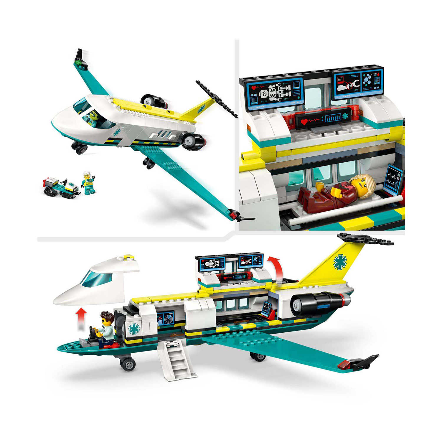 LEGO City 60465 Ambulancevliegtuig