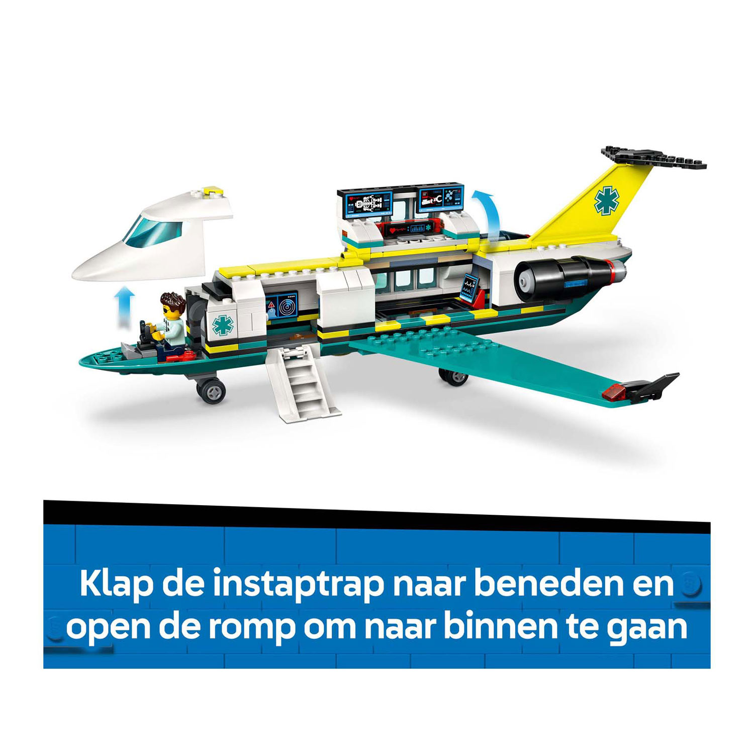 LEGO City 60465 Ambulancevliegtuig