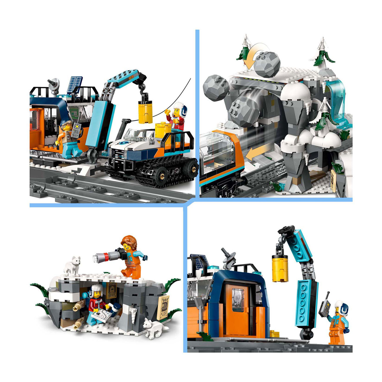 LEGO City 60470 Onderzoekstrein op de Noordpool