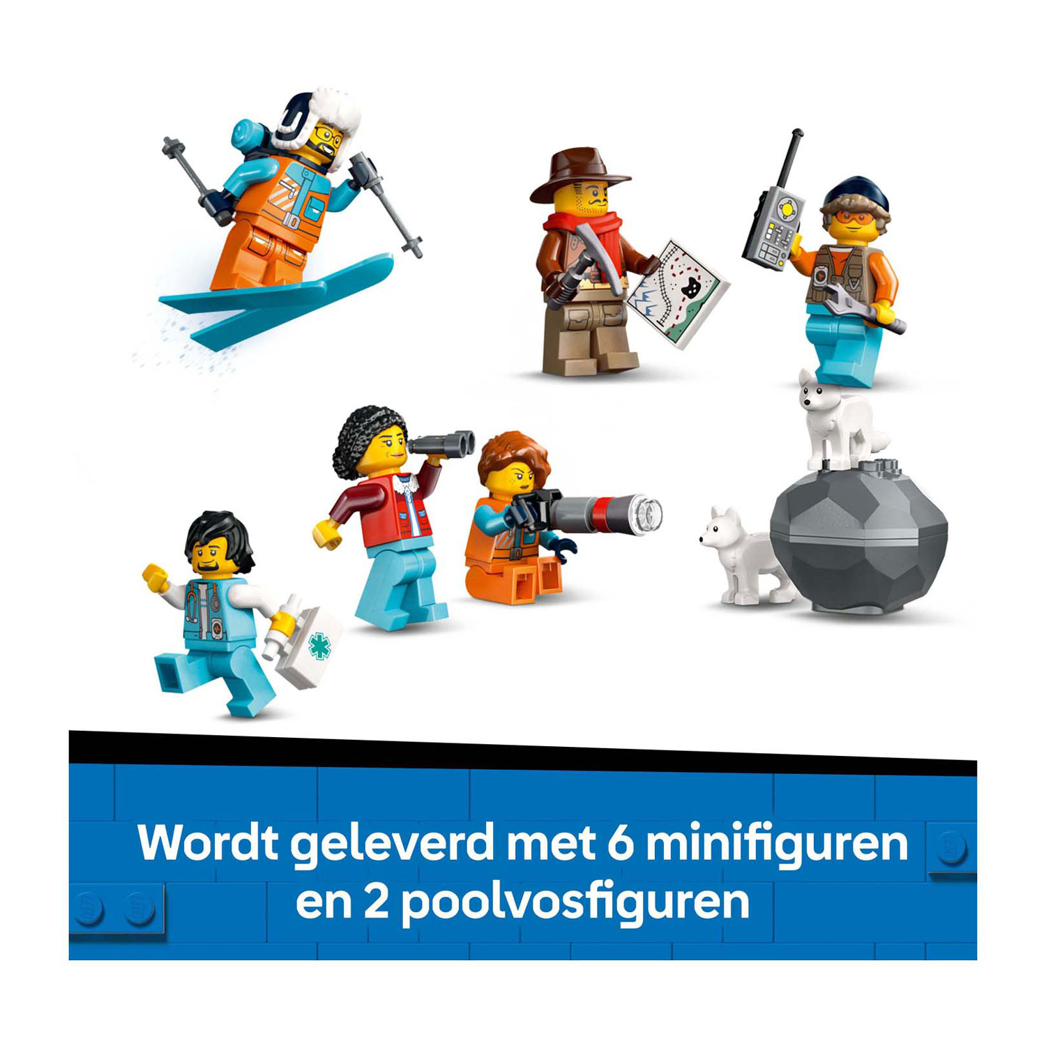 LEGO City 60470 Onderzoekstrein op de Noordpool