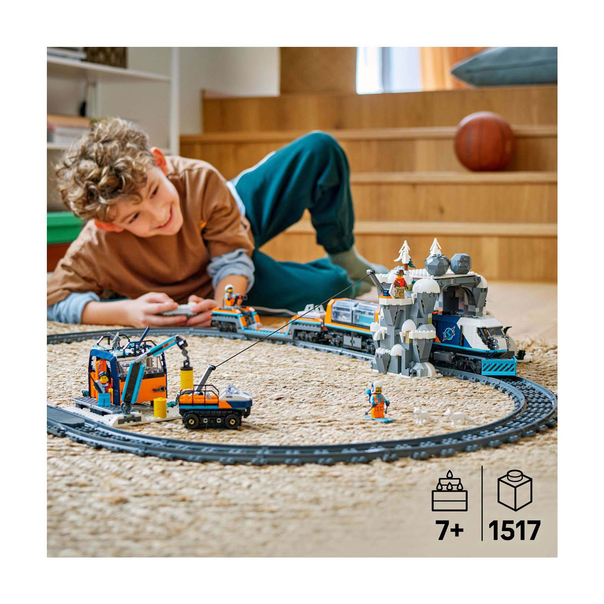 LEGO City 60470 Onderzoekstrein op de Noordpool