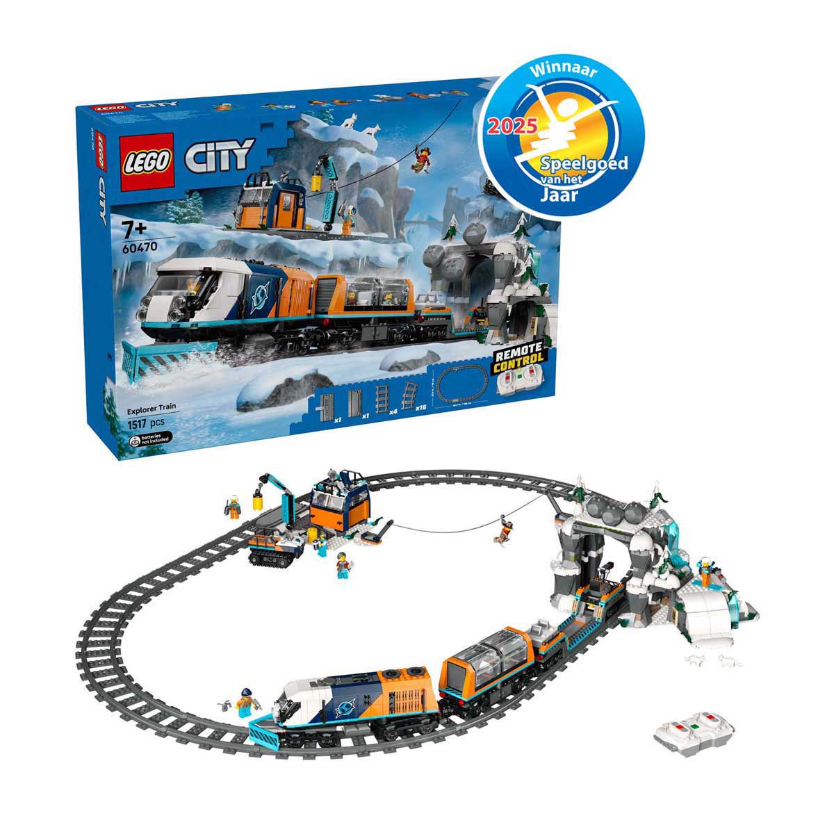 LEGO City 60470 Onderzoekstrein op de Noordpool