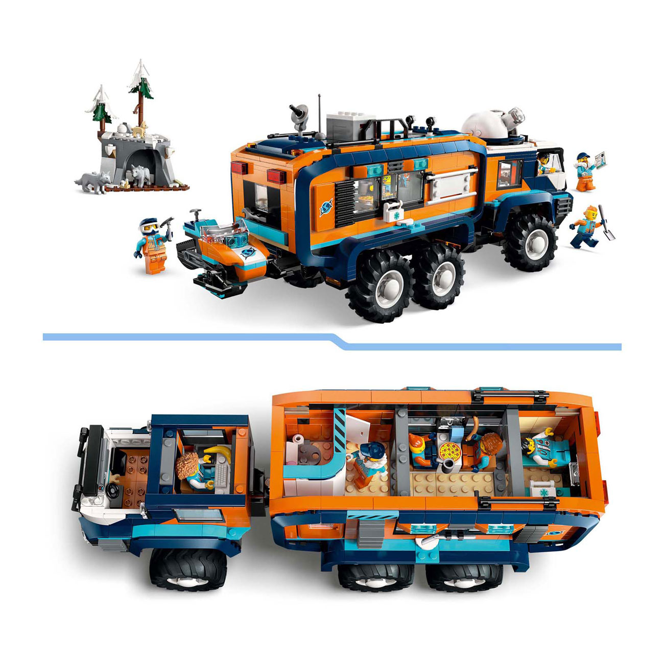 LEGO City 60471 Laboratoriumtruck op de Noordpool