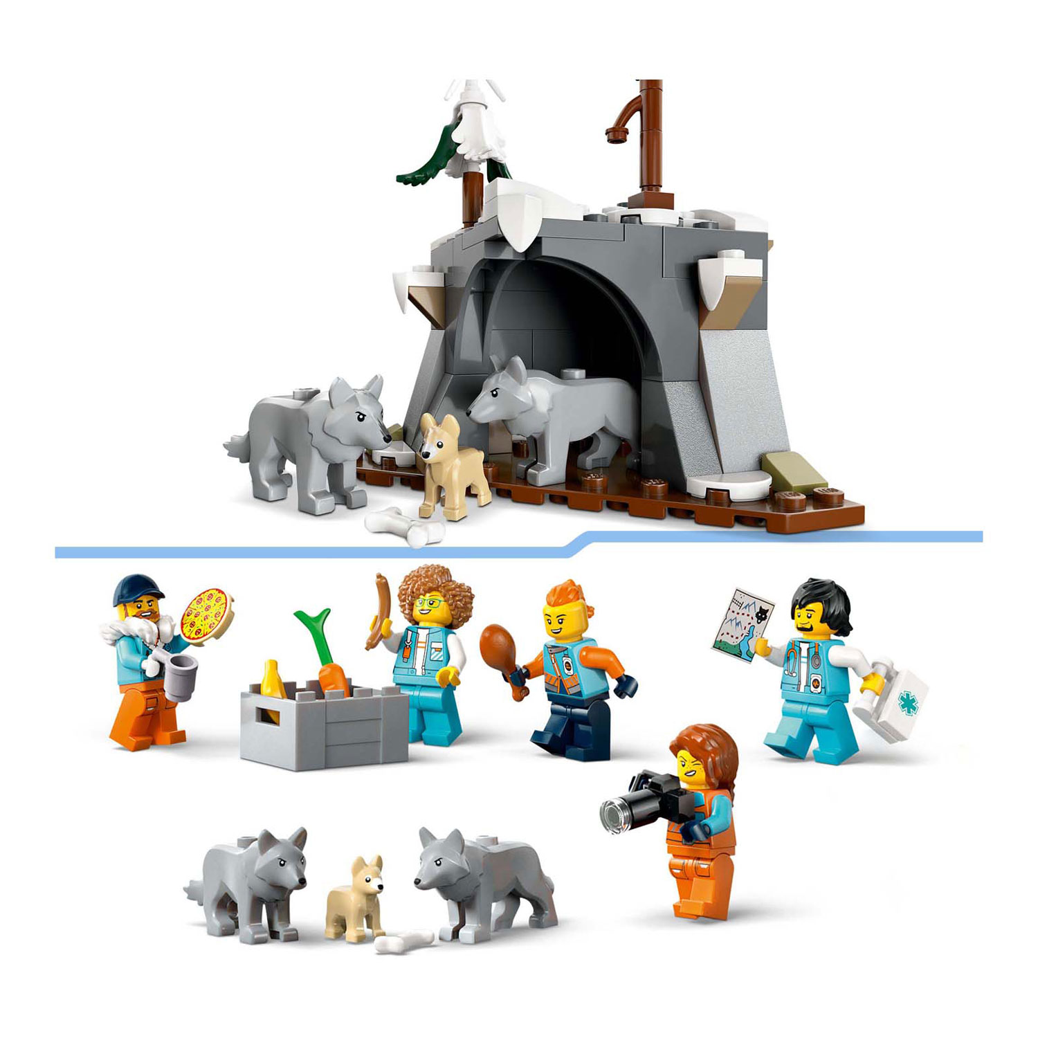 LEGO City 60471 Laboratoriumtruck op de Noordpool