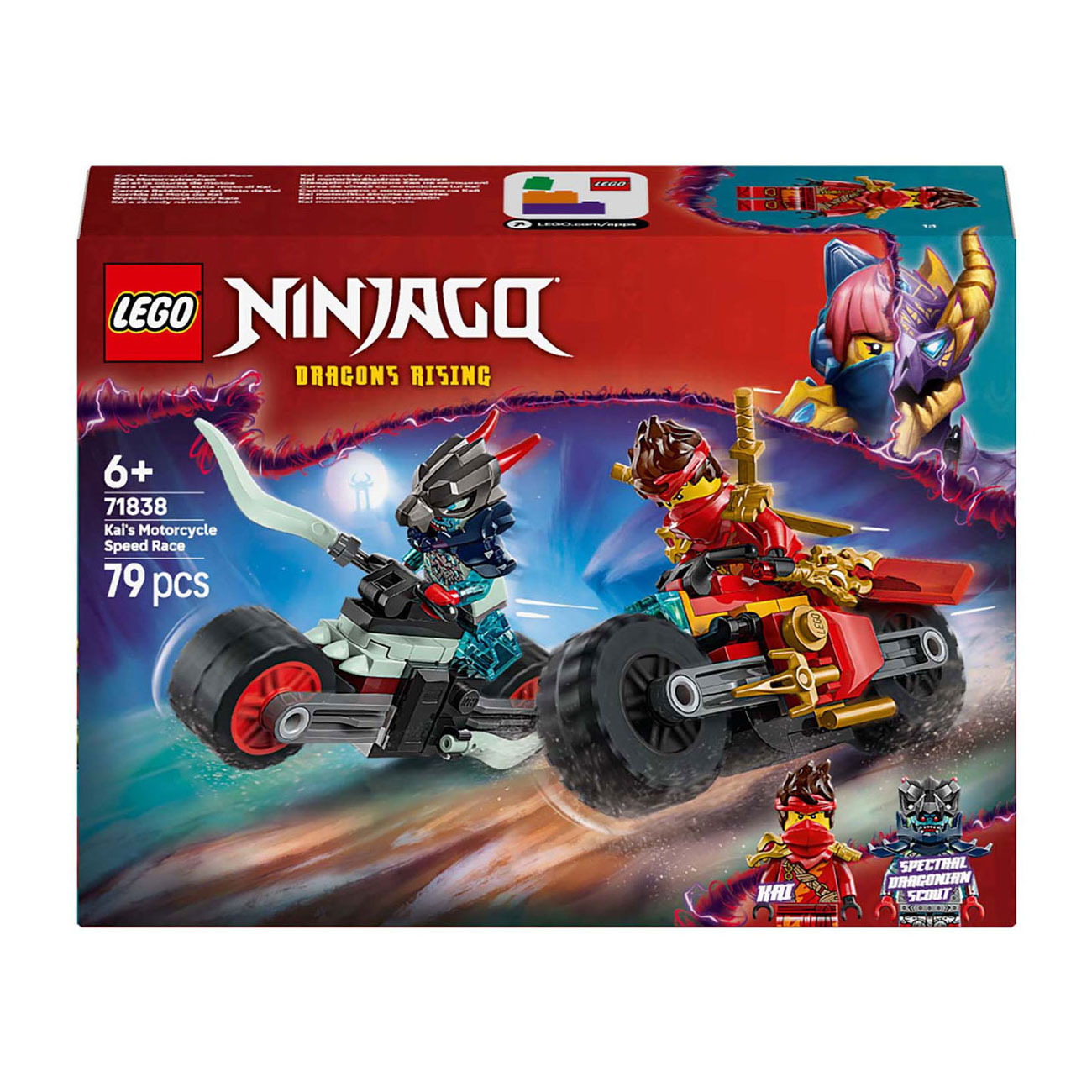 LEGO Ninjago 71838 La course de moto de Kai