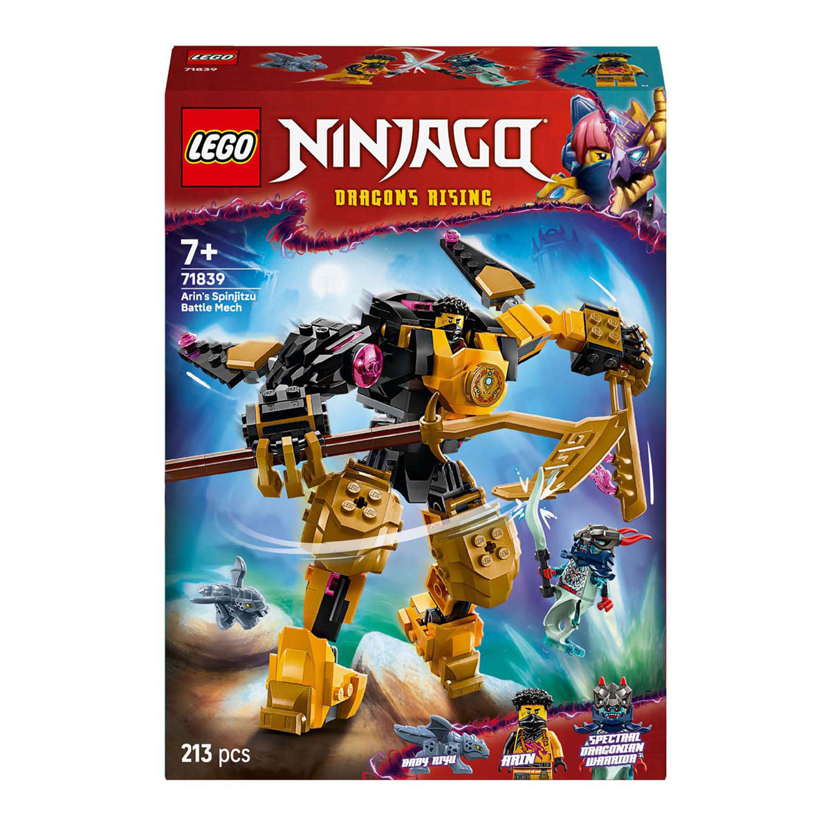 LEGO Ninjago 71839 Le robot de combat Spinjitzu d'Arin
